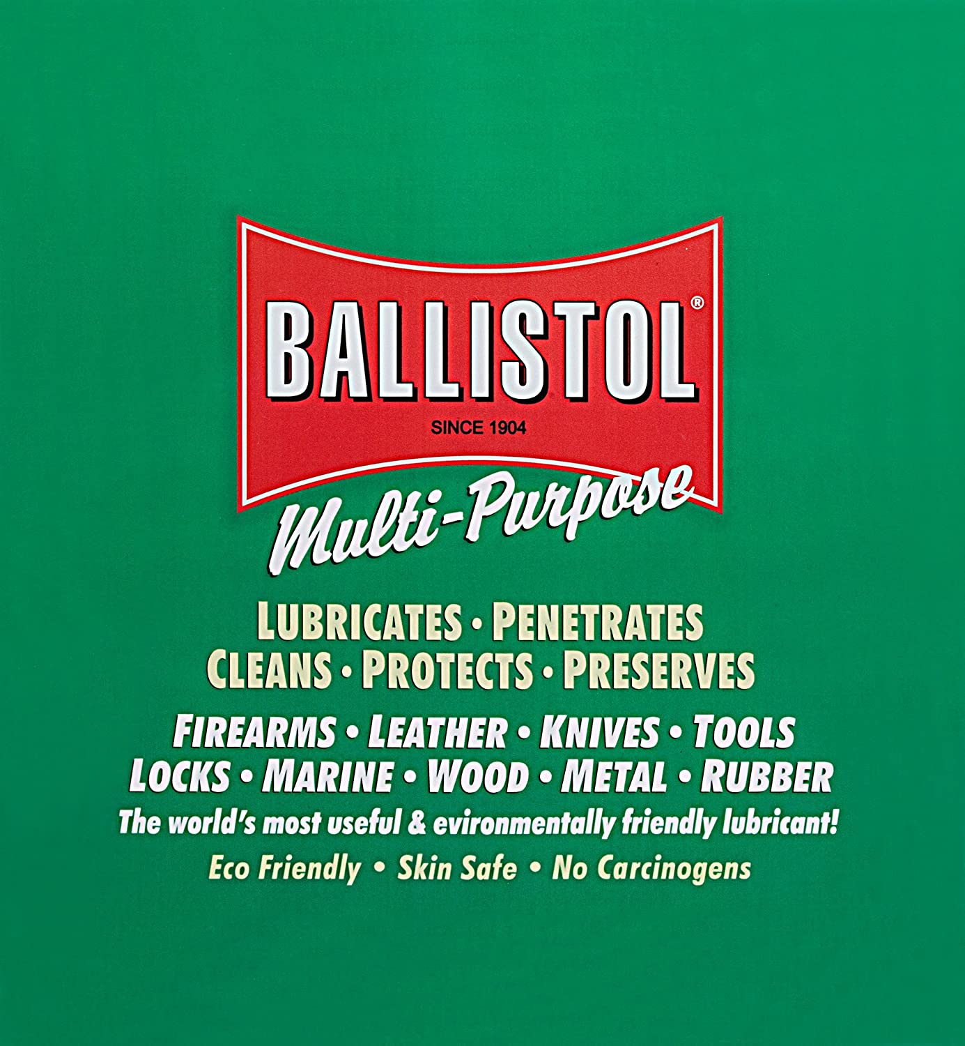 Ballistol Multi-Purpose Can Lubricant Cleaner Protectant 6 oz Bundle with 10-Pack Multi-Purpose Wipes Pack - Pro-Distributing