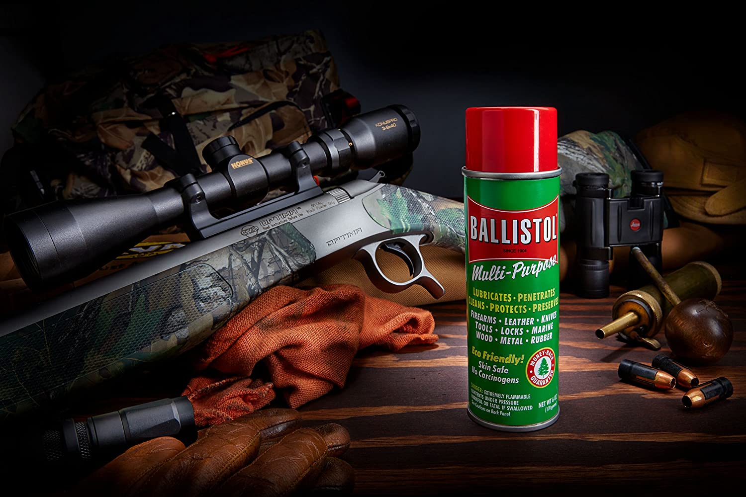 Ballistol 2x 16 oz Multi-Purpose Oil Lubricant Cleaner Protectant and 2x 6oz Aerosol Spray with 2x Trigger Spray - Pro-Distributing