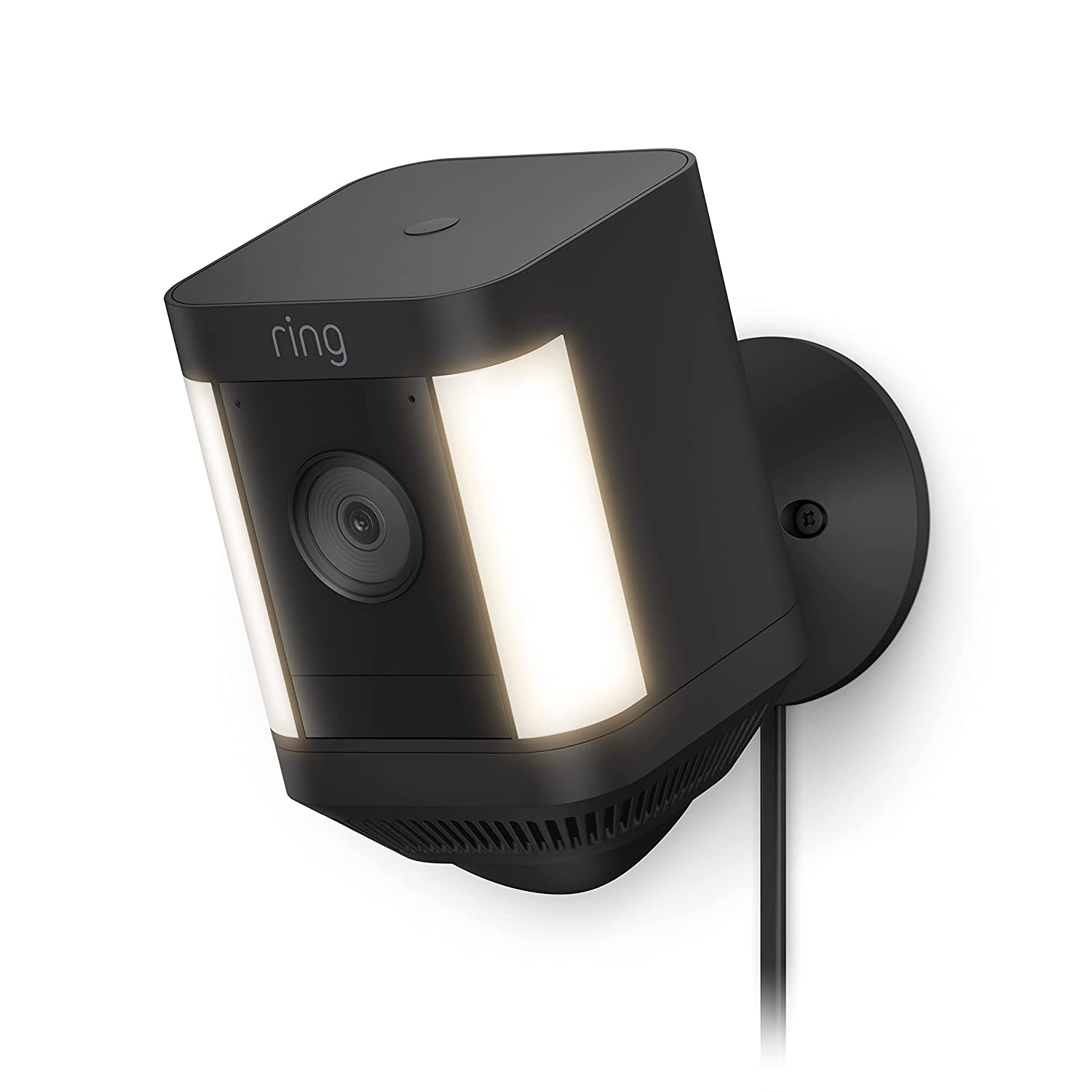 Ring Spotlight Cam Plus Outdoor/Indoor 1080p Wired Security Camera - Black - Pro-Distributing