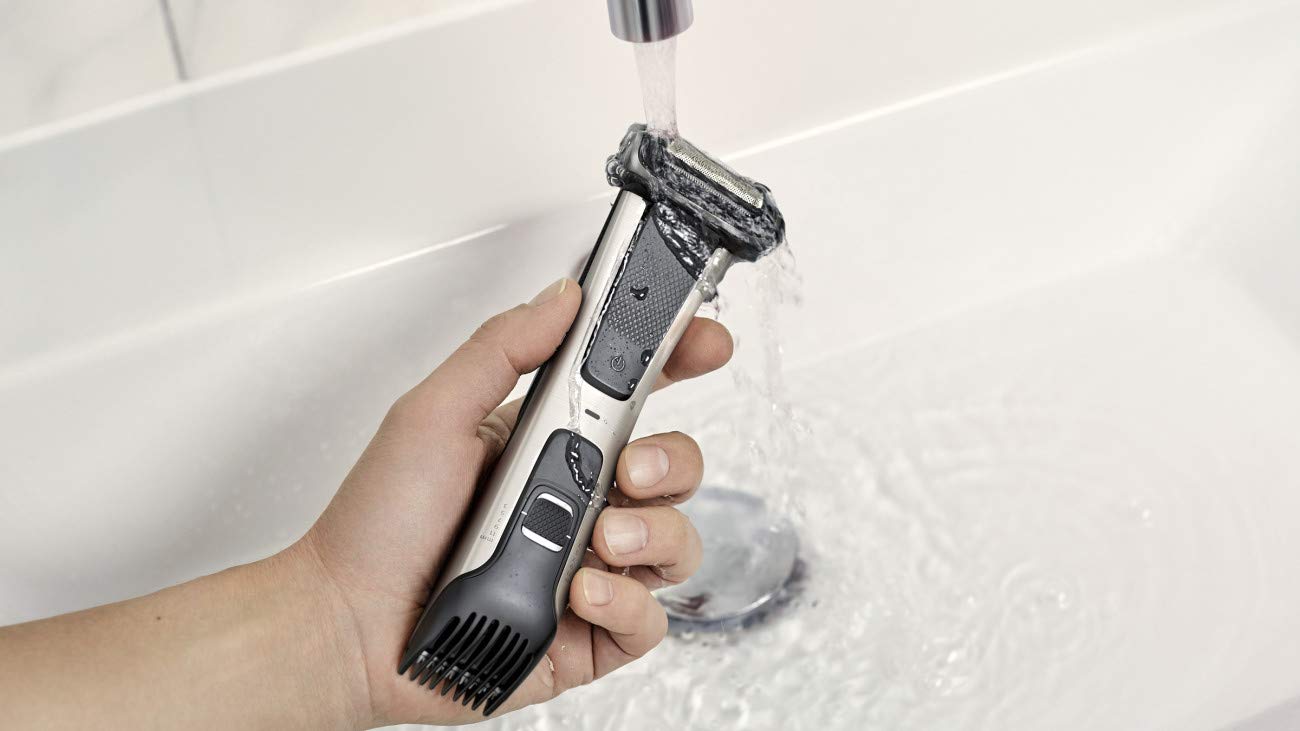 Philips Norelco Bodygroom Series 7000, Showerproof Dual-Sided Body Trimmer and Shaver for Men, BG7030/49 - Pro-Distributing