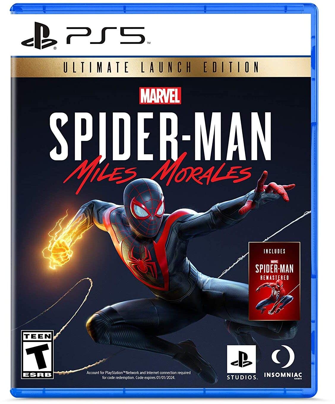 PlayStation 5 - Marvel's Spider-Man: Miles Morales Ultimate Launch Edition - Pro-Distributing
