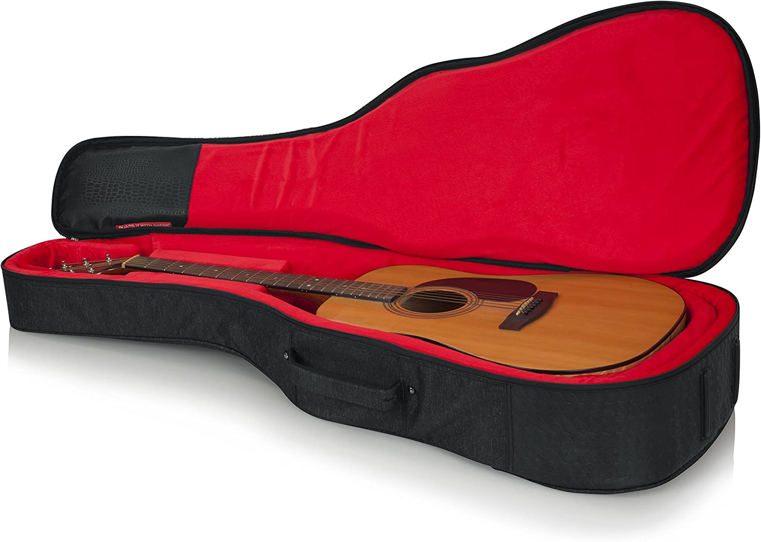 Gator Cases Transit Series Acoustic Guitar Gig Bag - Charcoal Black - Pro-Distributing