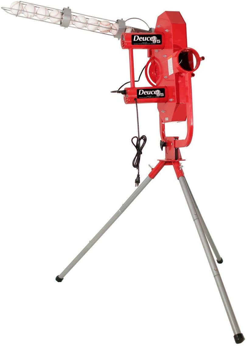 Heater Sports Deuce 95 MPH Curveball Machine with Auto Ball Feeder - Pro-Distributing