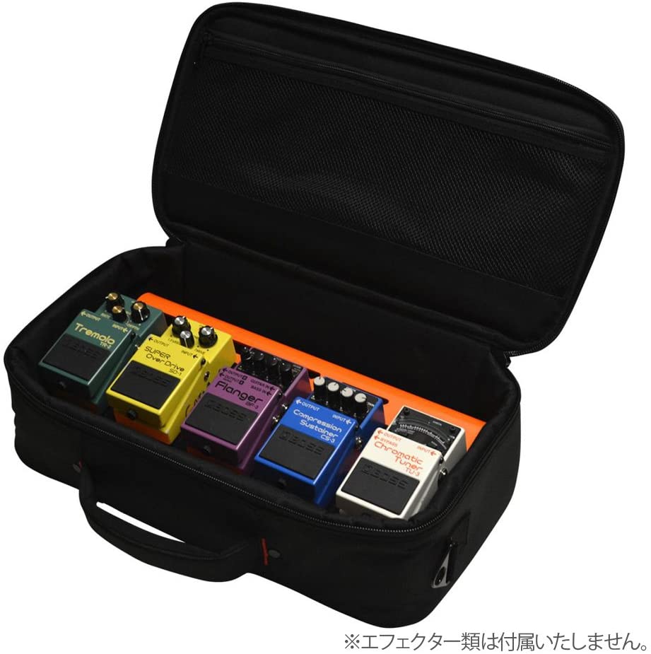 Gator Cases Aluminum Guitar Pedal Board with Carry Bag; 15.75" x 7" - GPB-LAK-OR - Pro-Distributing