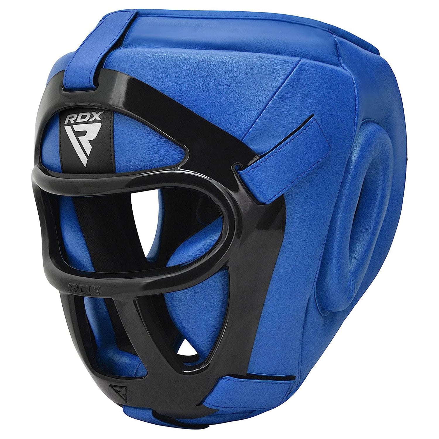 RDX T1 Full Face Protection Headgear for Boxing, MMA, BJJ, Muay Thai, Kickboxing - BLUE - SMALL - Pro-Distributing