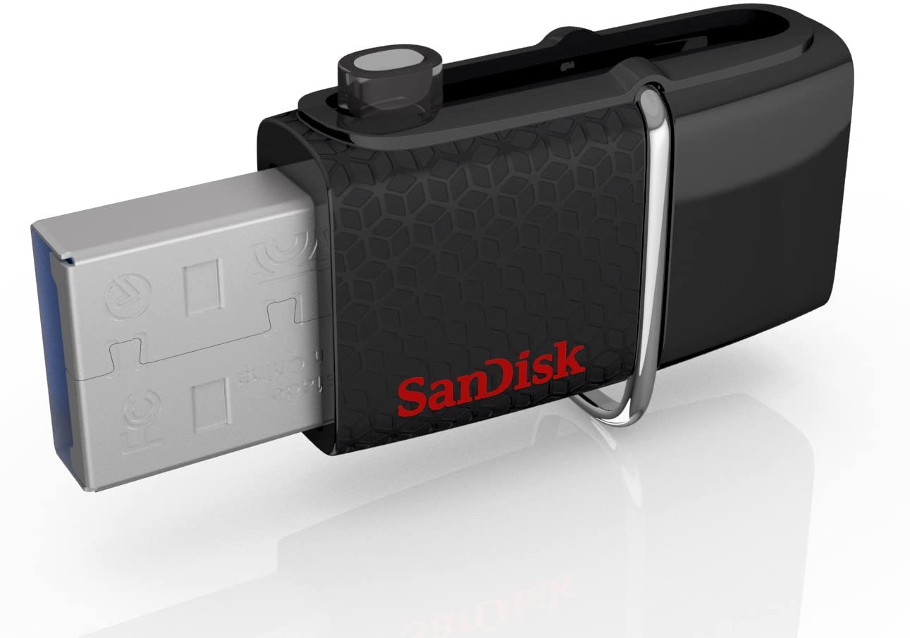 SanDisk Ultra Dual USB Drive 3.0 128GB, Black (SDDD2-128G-GAM46) - Pro-Distributing