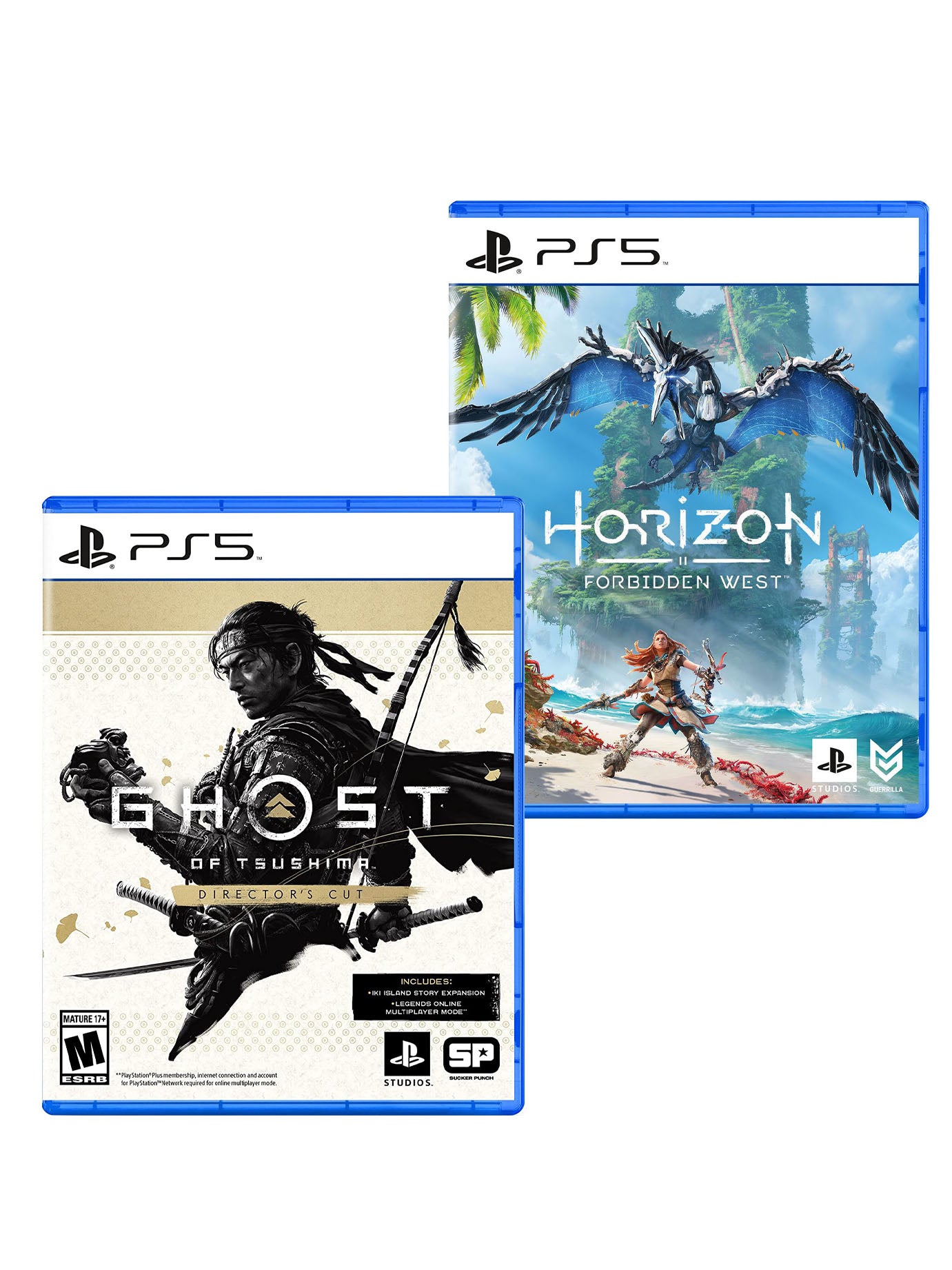 Ghost of Tsushima Director's Cut and Horizon Forbidden West Bundle for Playstation 5 - Pro-Distributing
