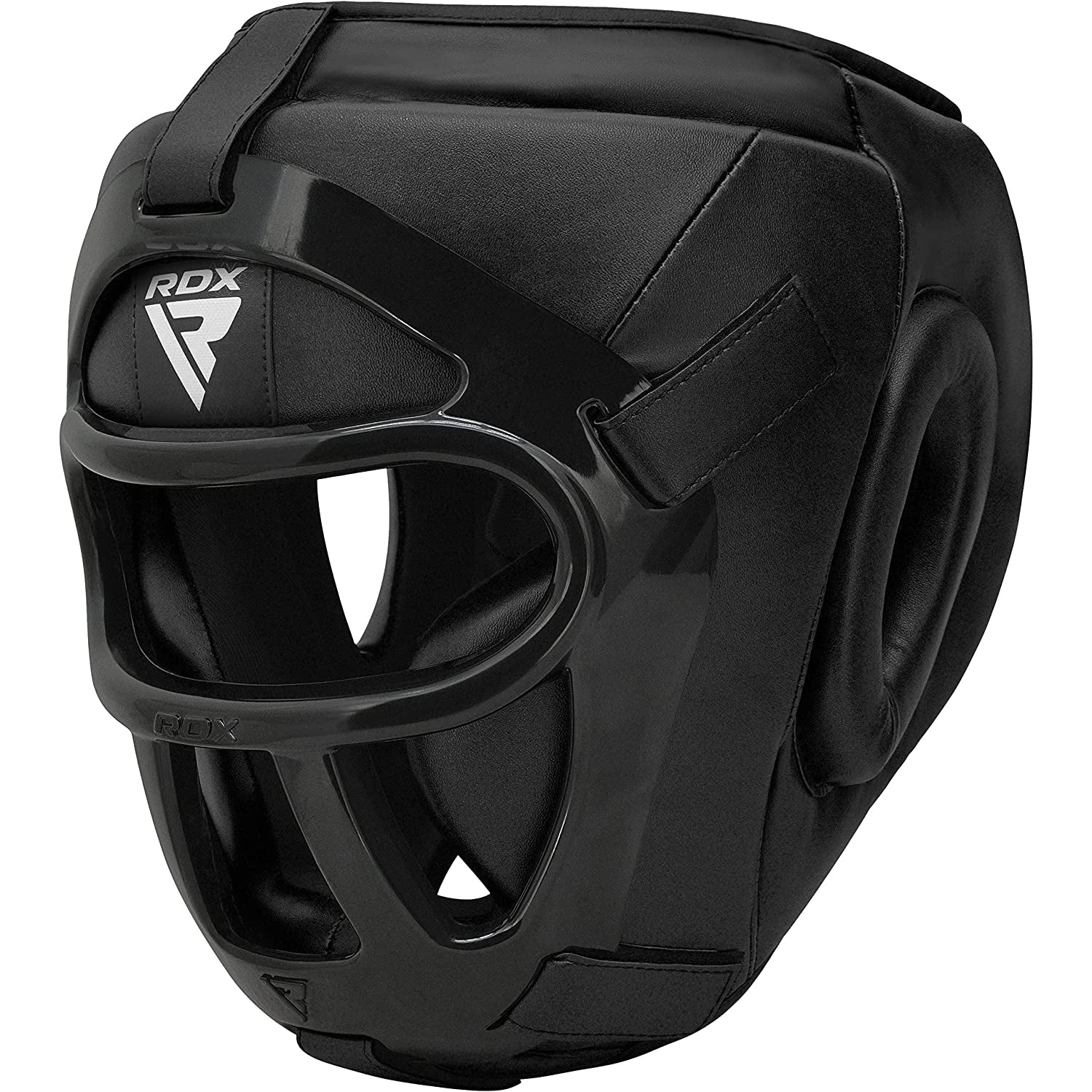 RDX T1 Full Face Protection Headgear for Boxing, MMA, BJJ, Muay Thai, Kickboxing - BLACK - EXTRA LARGE - Pro-Distributing