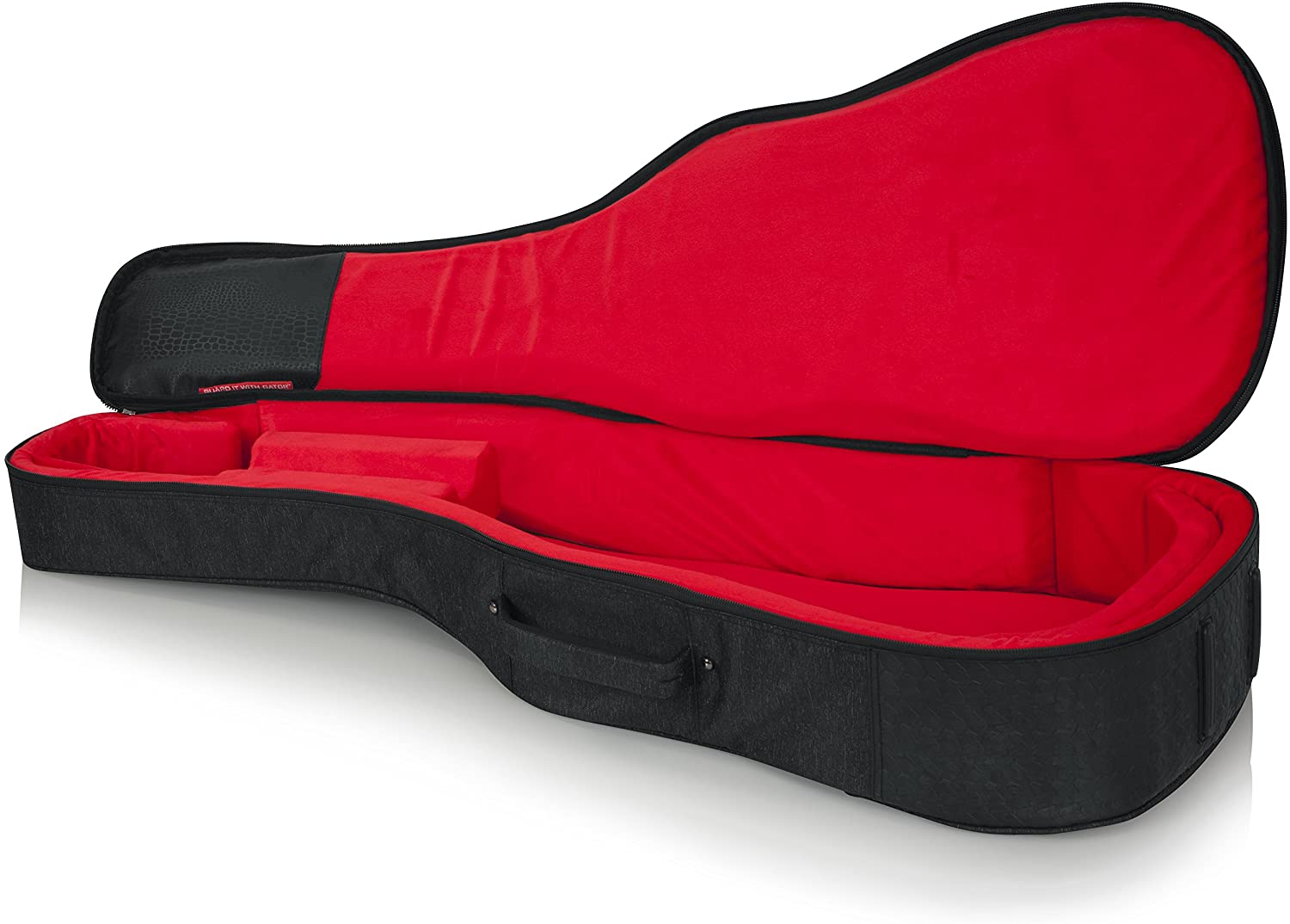 Gator Cases Transit Series Acoustic Guitar Gig Bag - Charcoal Black - Pro-Distributing