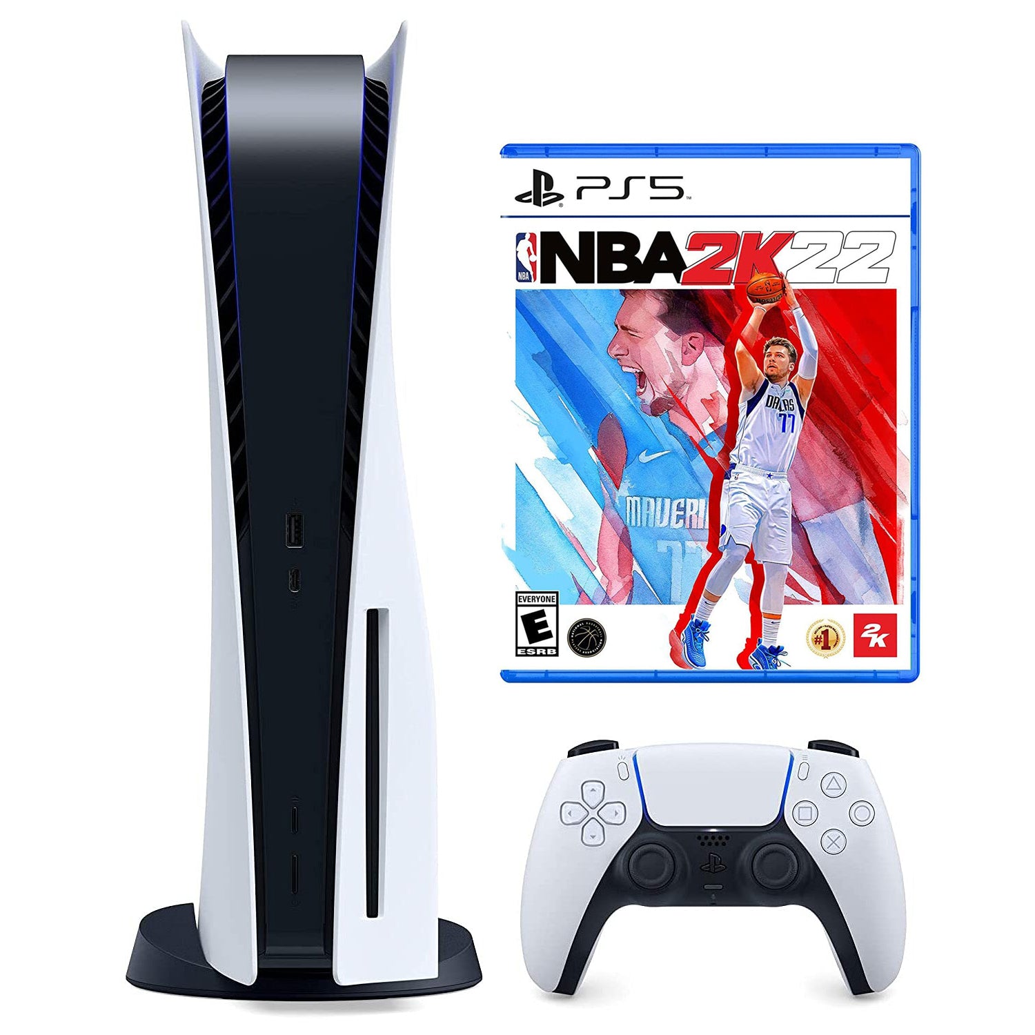 Sony Playstation 5 Disc Version with NBA 2K22 Standard Edition Bundle - Pro-Distributing