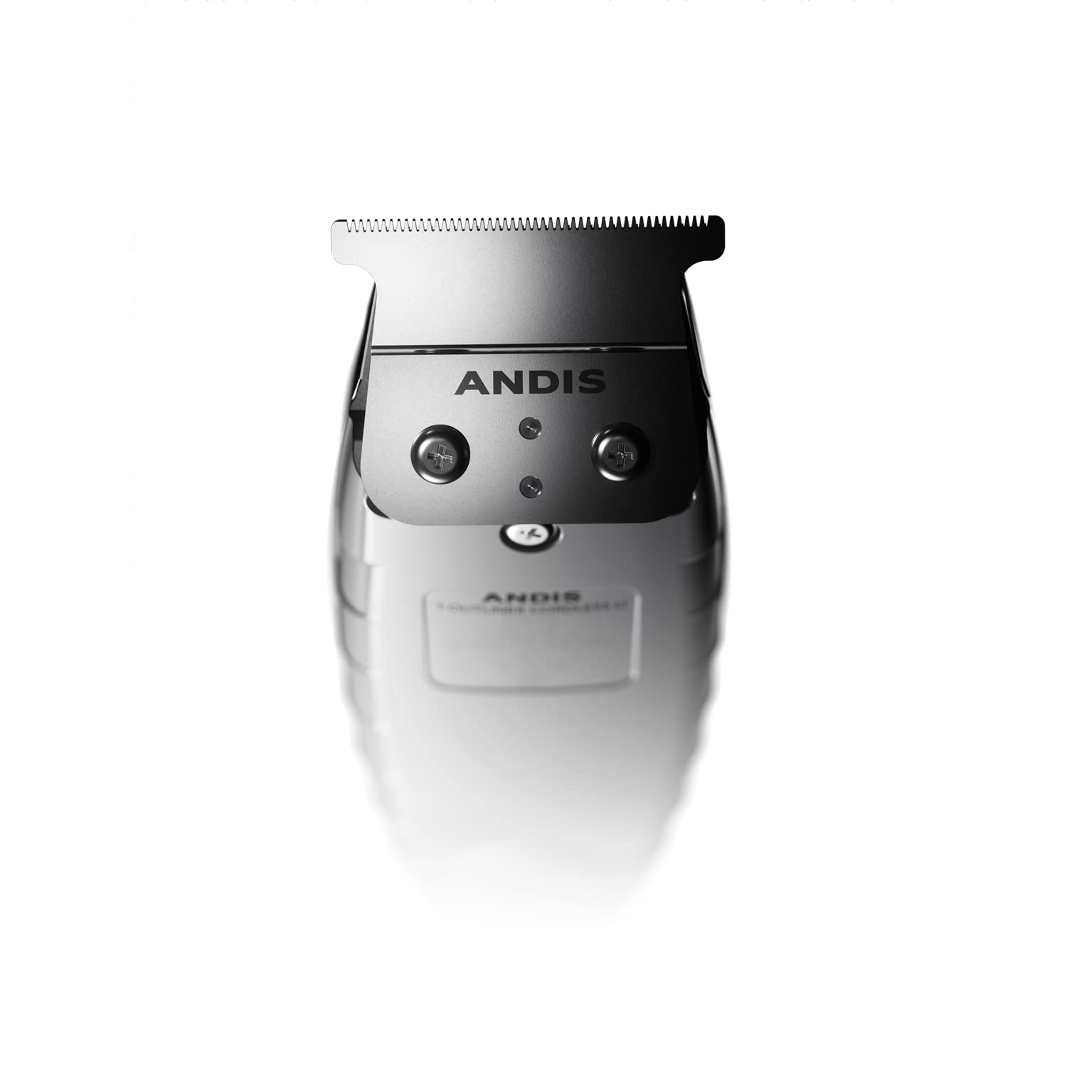 Andis 74055 Professional Corded/Cordless Hair & Beard Trimmer, T-Outliner Blade Trimmer, Zero Gapped, Close Cutting Carbon Steel T-Blade Trimmer - Grey - Pro-Distributing