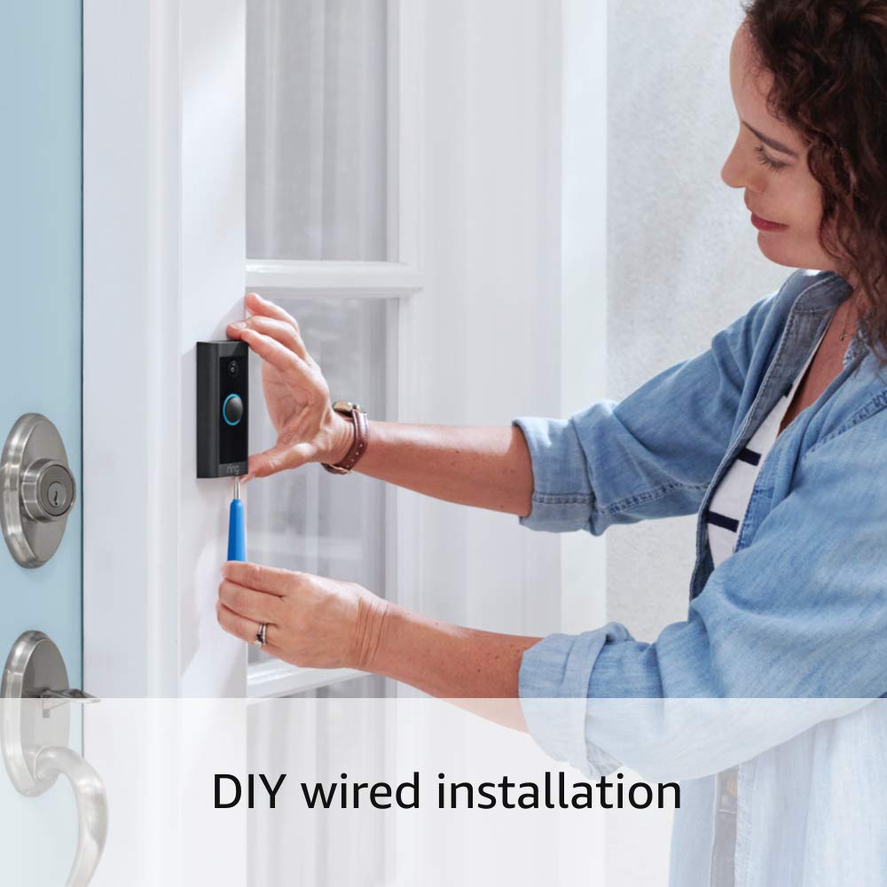 Ring Video Doorbell Wired with WiFi, Night Vision, Motion Detection 2021 Release - Pro-Distributing