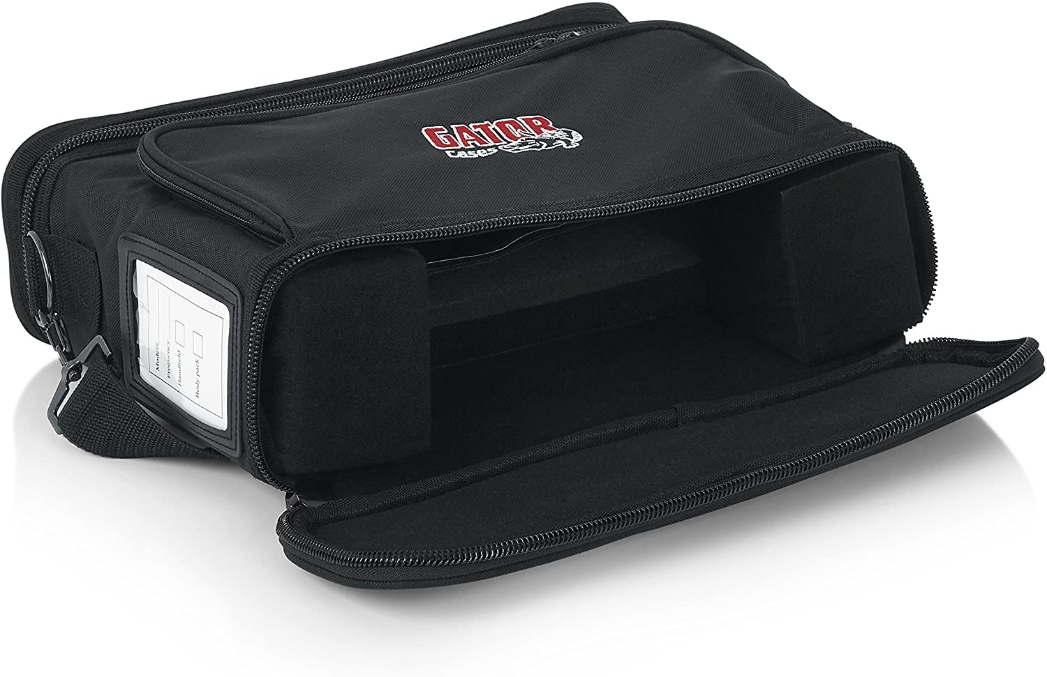 Gator Cases Padded Nylon Carry Bag for Single Wireless Microphone System - GM-1W - Pro-Distributing