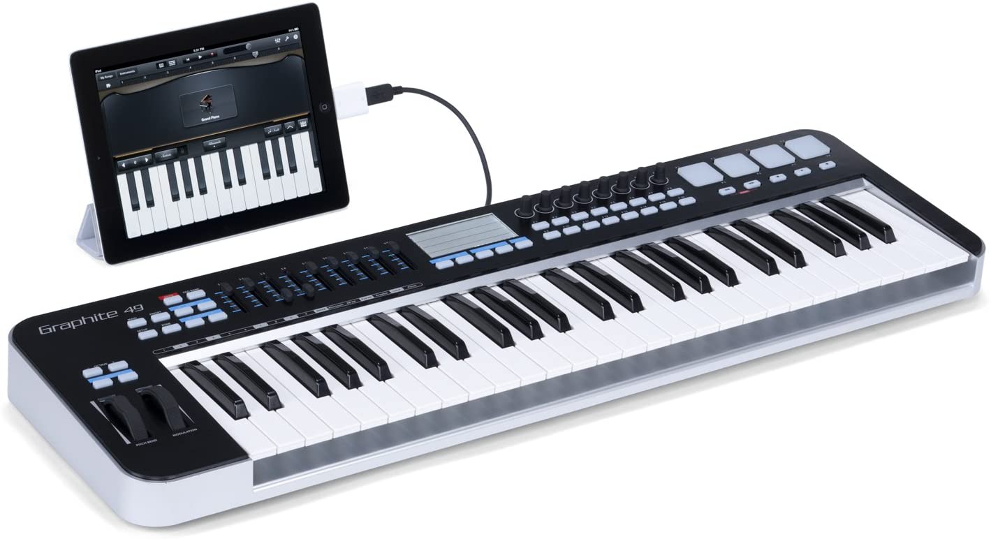 Samson Graphite 49 Key USB MIDI Controller Keyboard - Pro-Distributing