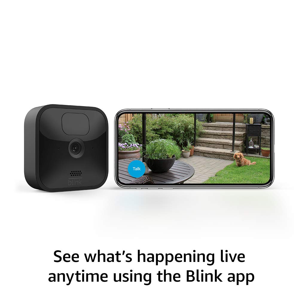 4 Pack Blink Outdoor Wireless Security Camera with 2 Pack Blink Mini Indoor Wi-Fi Security Camera Bundle and Microfiber Cloth - Pro-Distributing