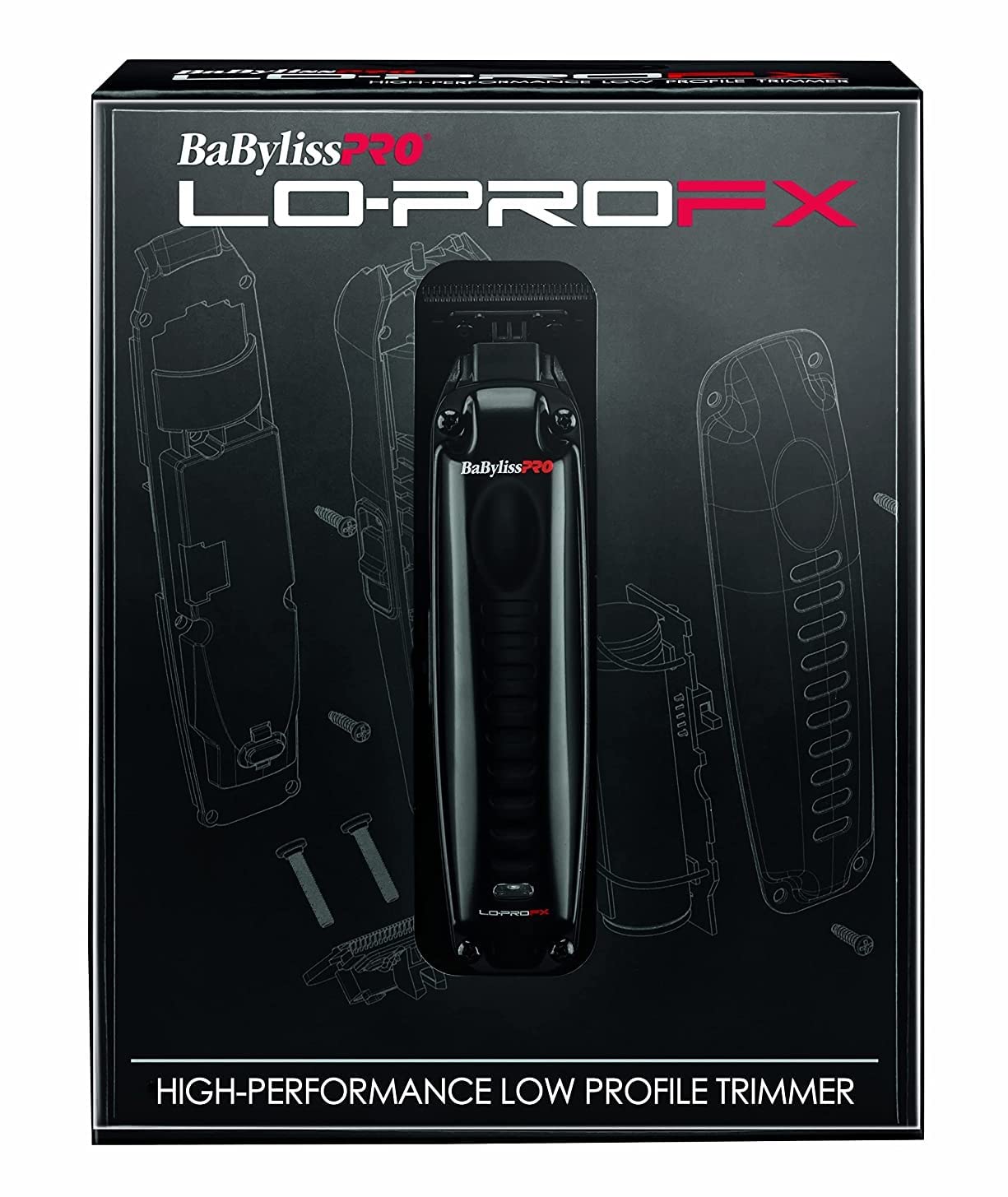 BaByliss LO-PROFX Low Profile Hair Trimmer and Clipper Bundle with Cordless Dual Foil Electric Shaver and Cleaning Cloth - Pro-Distributing