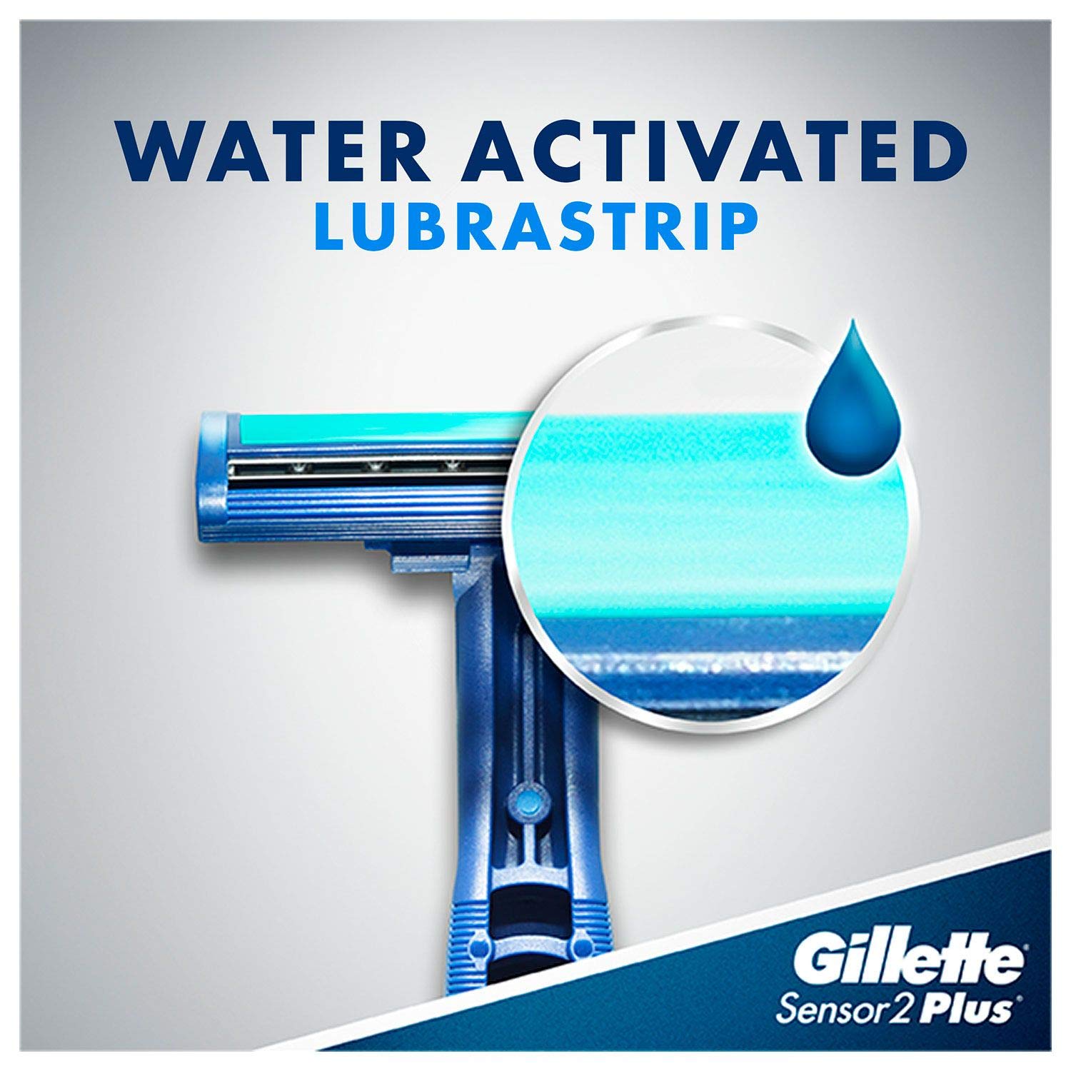 52 Count Gillette Sensor 2 Plus Pivot Disposable Razors with Powder Lubrastrip - Pro-Distributing