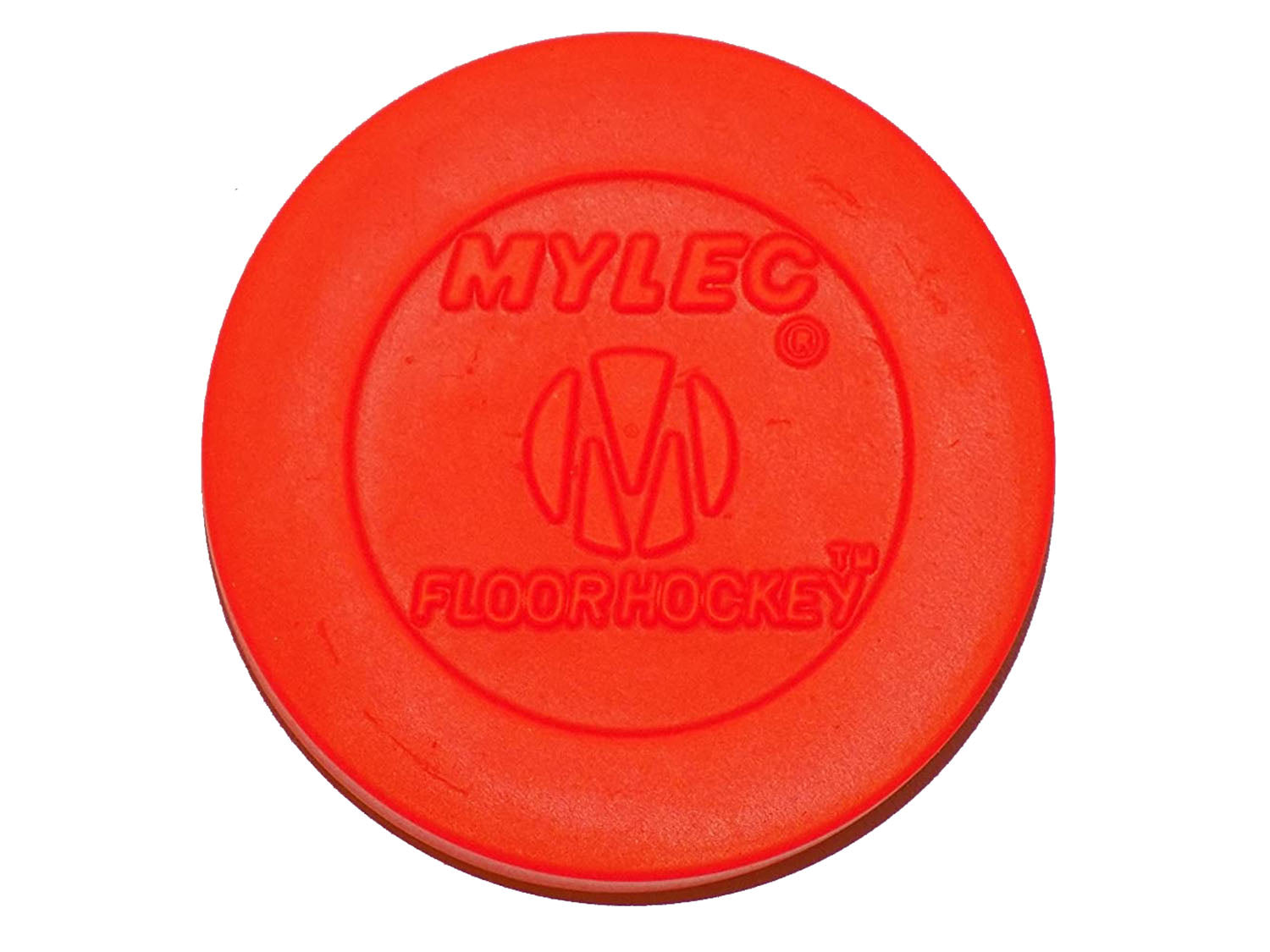 Mylec Floor Hockey Indoor/Outdoor Orange Puck - 6 Pack - Pro-Distributing