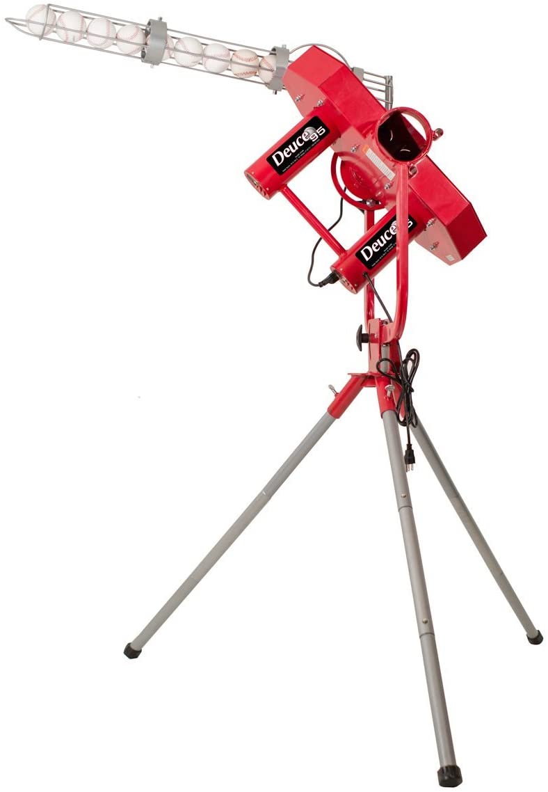 Heater Sports Deuce 95 MPH Curveball Machine with Auto Ball Feeder - Pro-Distributing