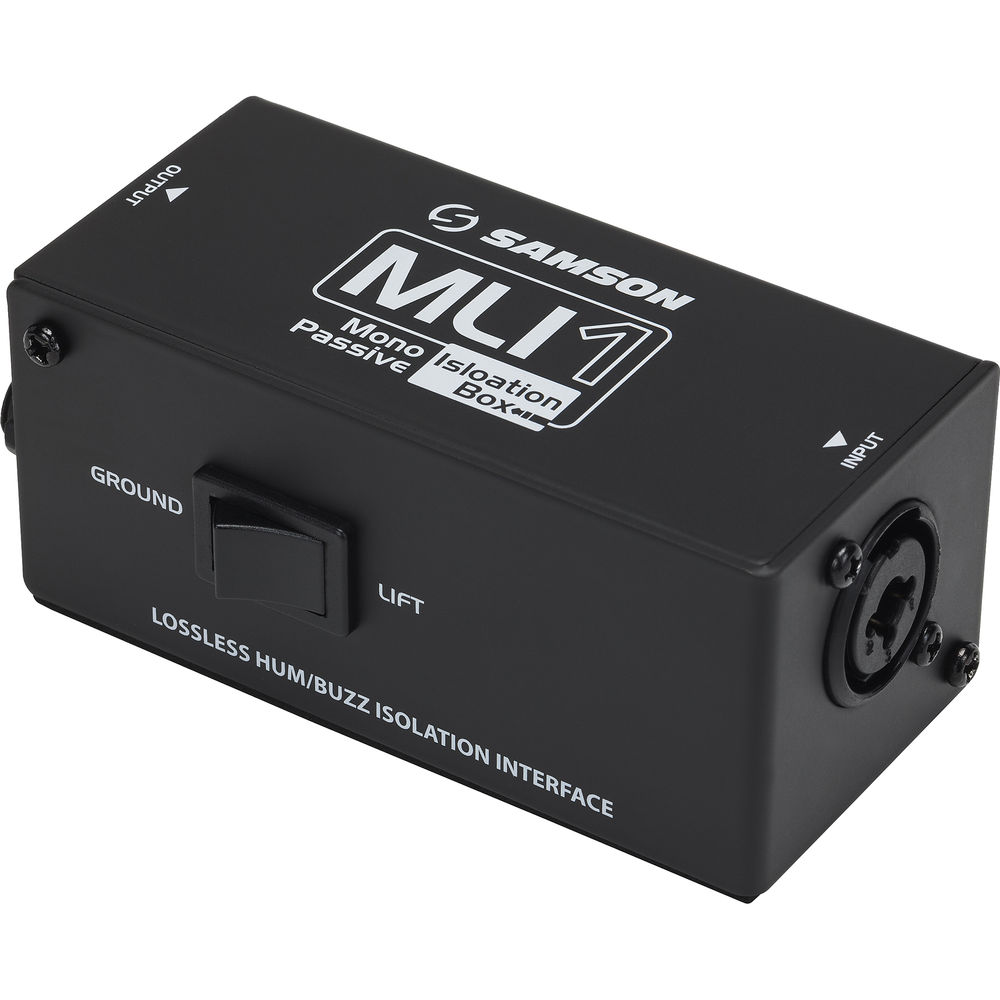 Samson MLI1 Mono Passive Isolation Box - MLI1 - Pro-Distributing