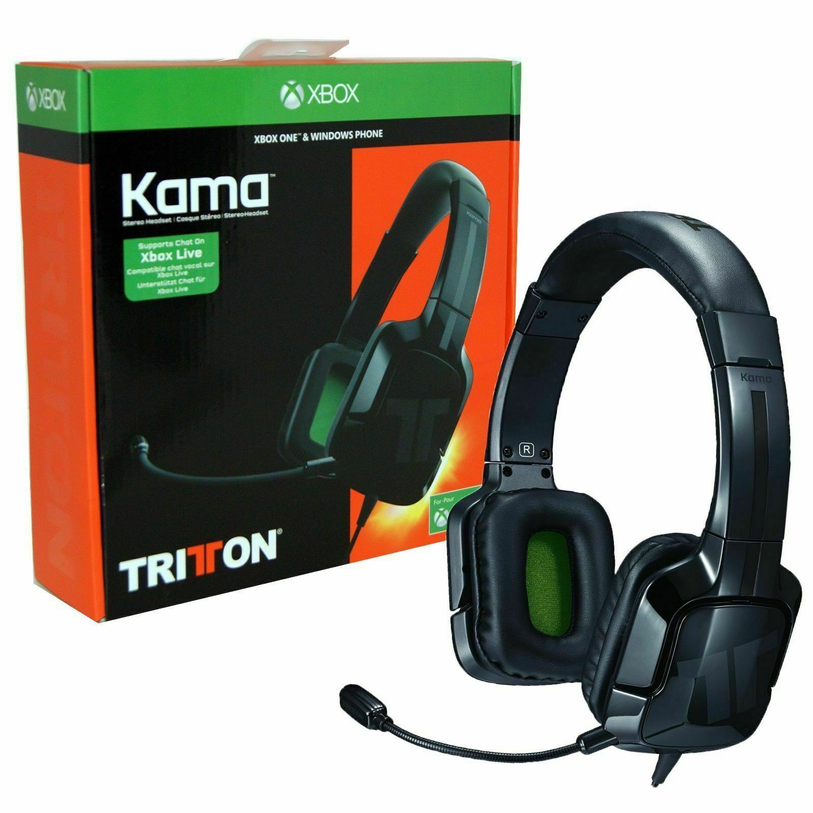TRITTON Kama 3.5 Stereo Headset for Xbox One and Mobile Devices - Pro-Distributing