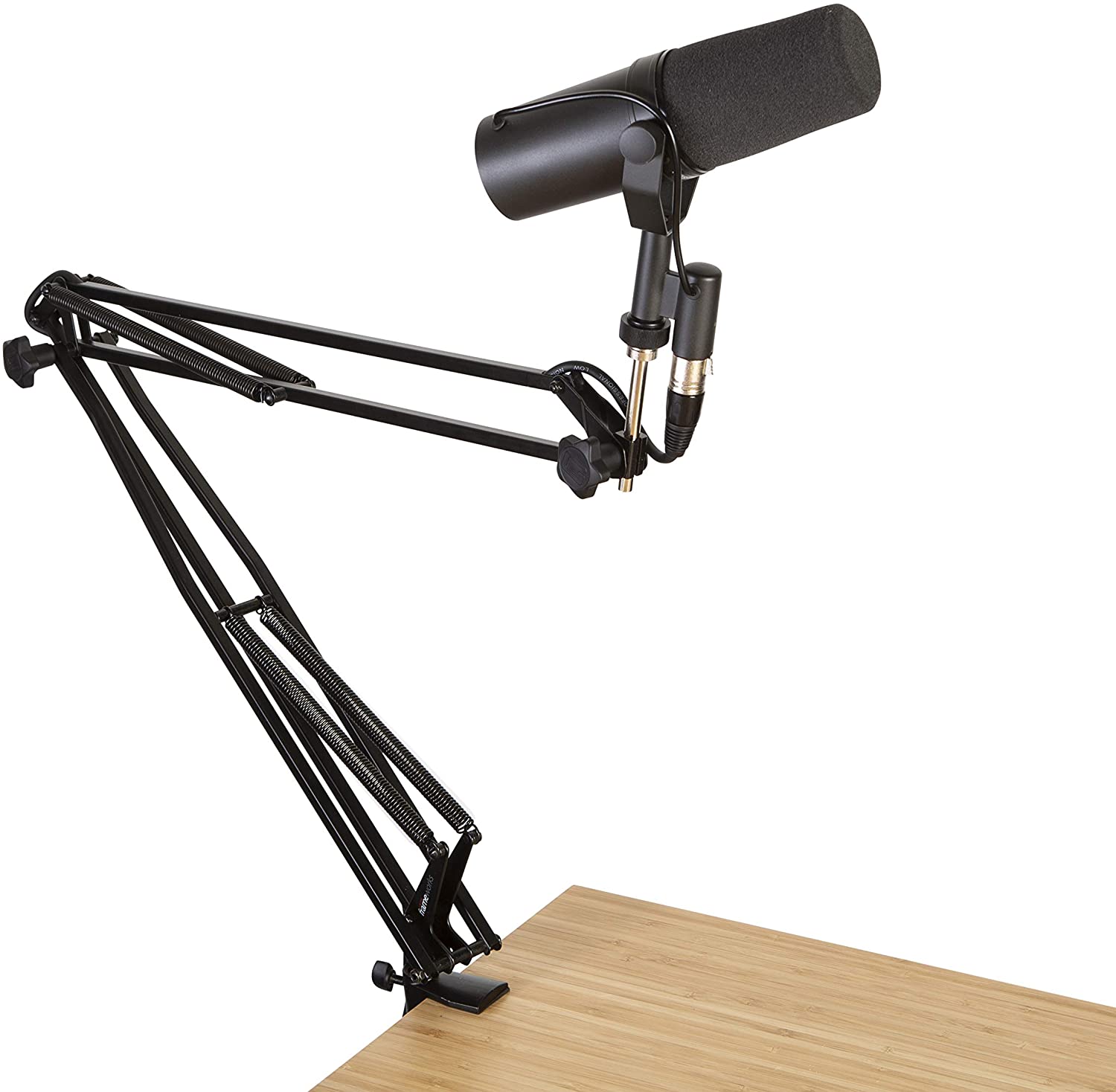 Gator Frameworks Desk-Mounted Broadcast Microphone Boom Stand for Podcasts & Recording - GFWMICBCBM1000 - Pro-Distributing