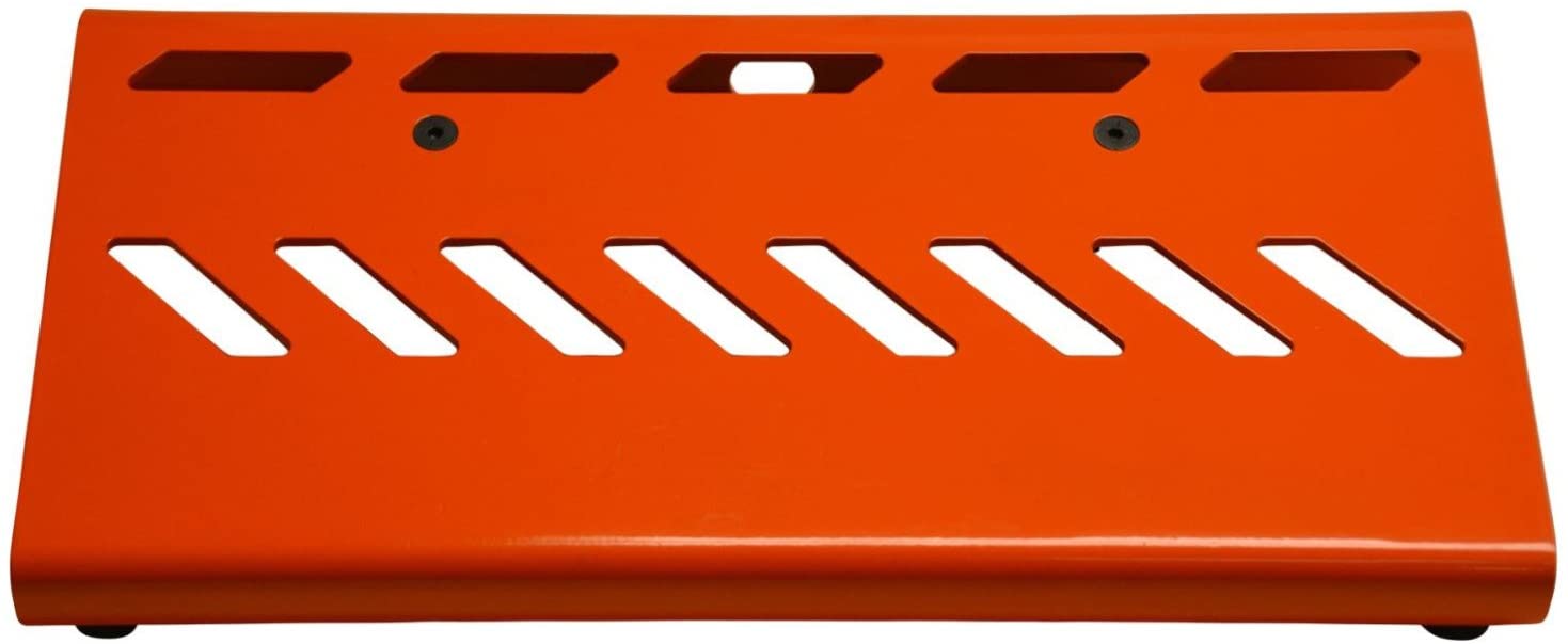 Gator Cases Aluminum Guitar Pedal Board with Carry Bag; 15.75" x 7" - GPB-LAK-OR - Pro-Distributing