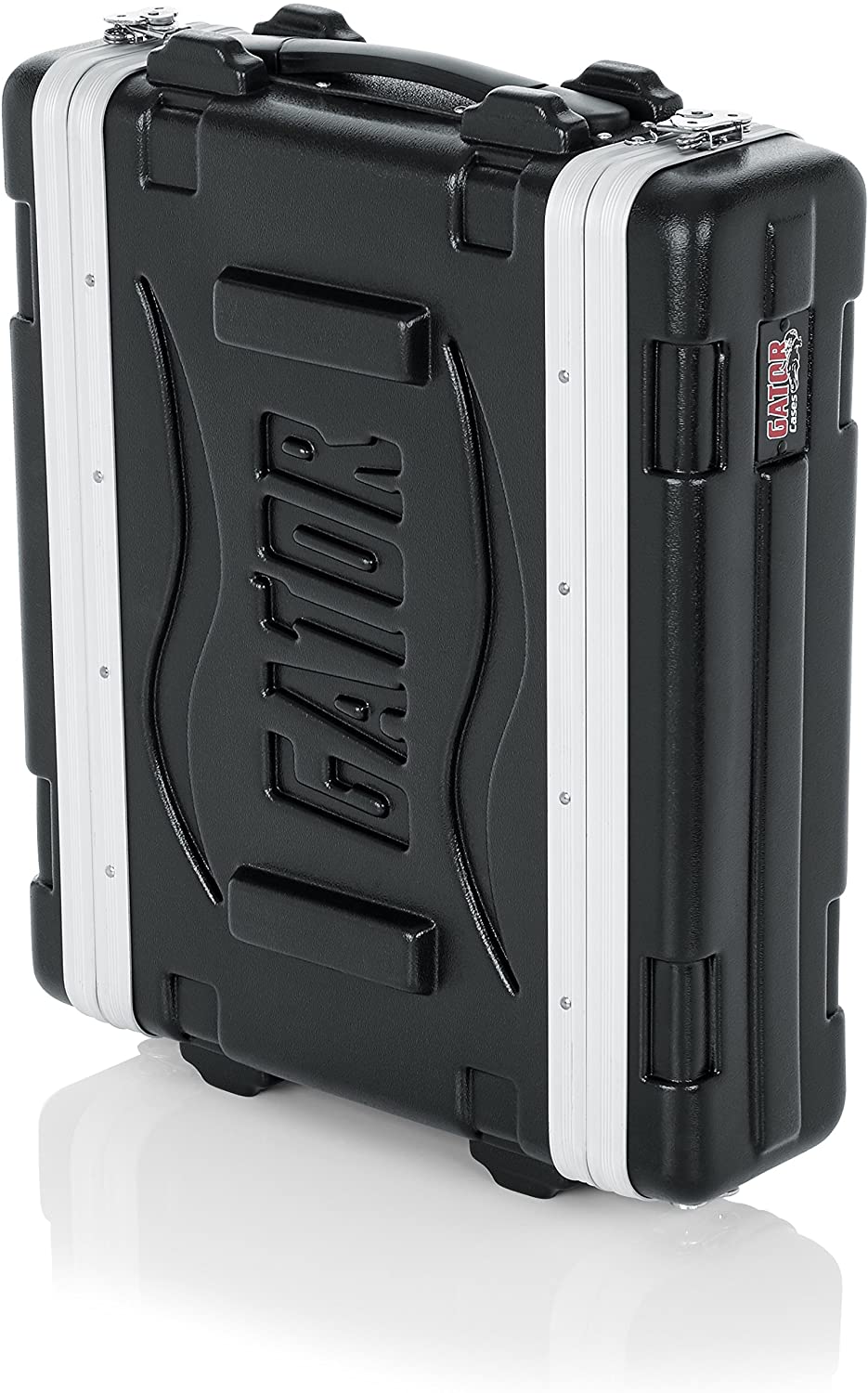 Gator Cases Lightweight Molded 2U Rack Case with Heavy Duty Latches; Shallow 14.25" depth  - GR-2S - Pro-Distributing