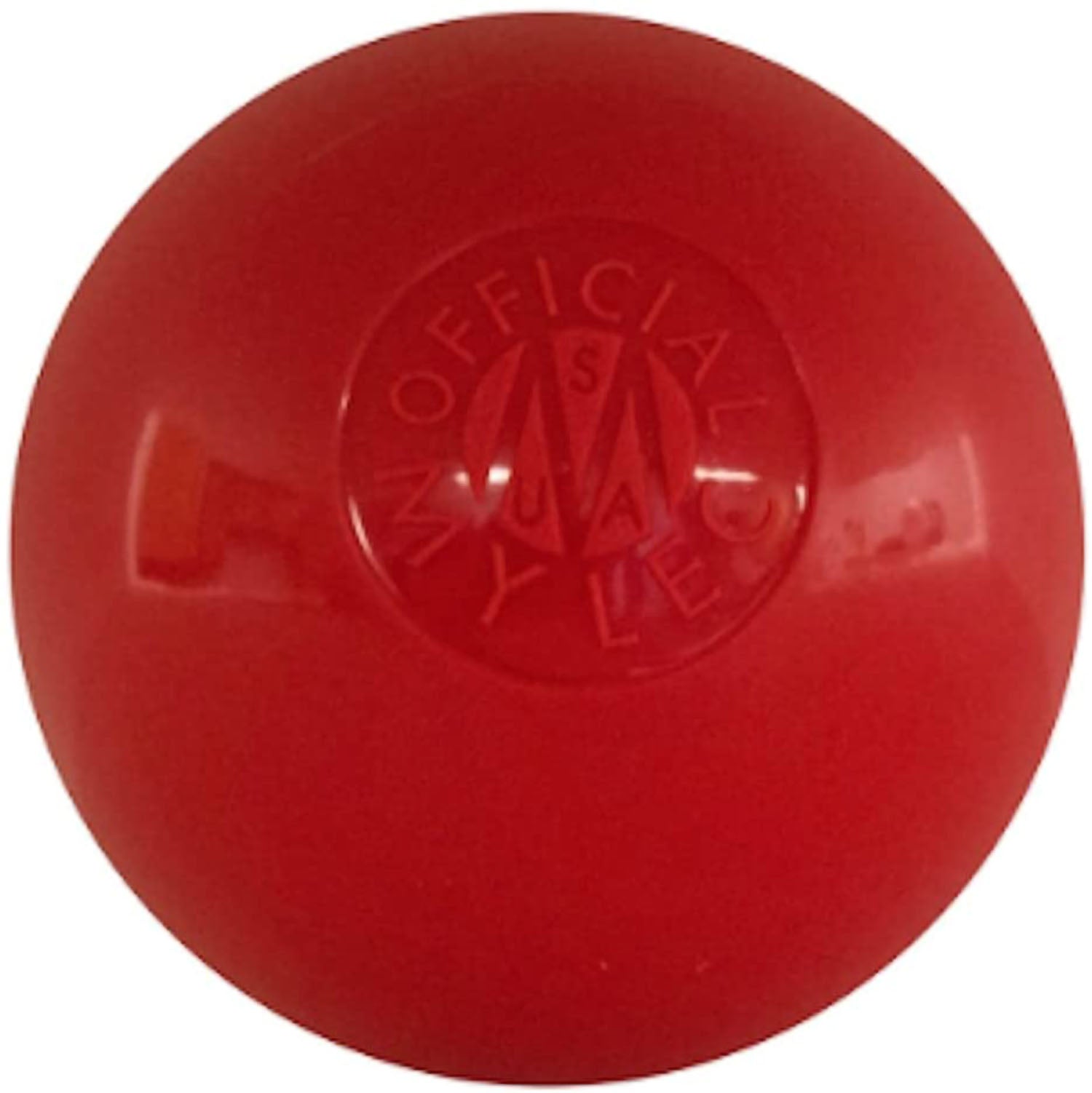 Mylec Original No Bounce Hockey Ball - Red - Hot 75° and Over - 6 Pack - Pro-Distributing