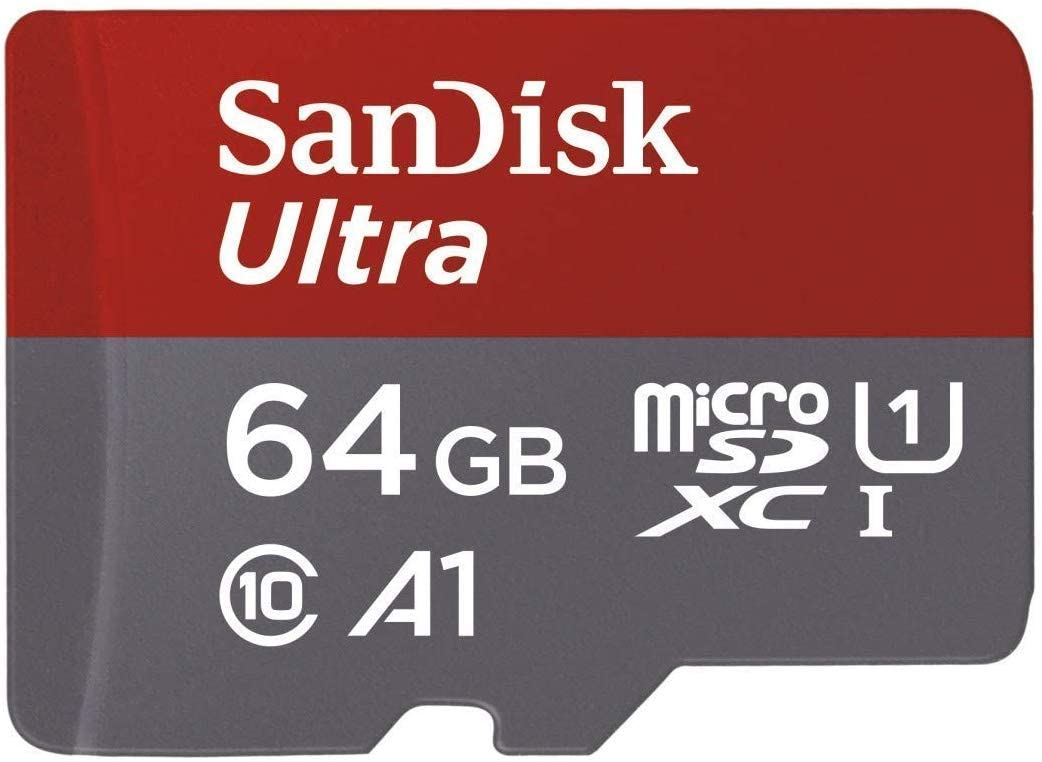 SanDisk 64GB Ultra MicroSDXC UHS-I Memory Card - 100MB/s, C10, U1, Full HD, A1, Micro SD Card - SDSQUAR-064G-GN6MN - Pro-Distributing