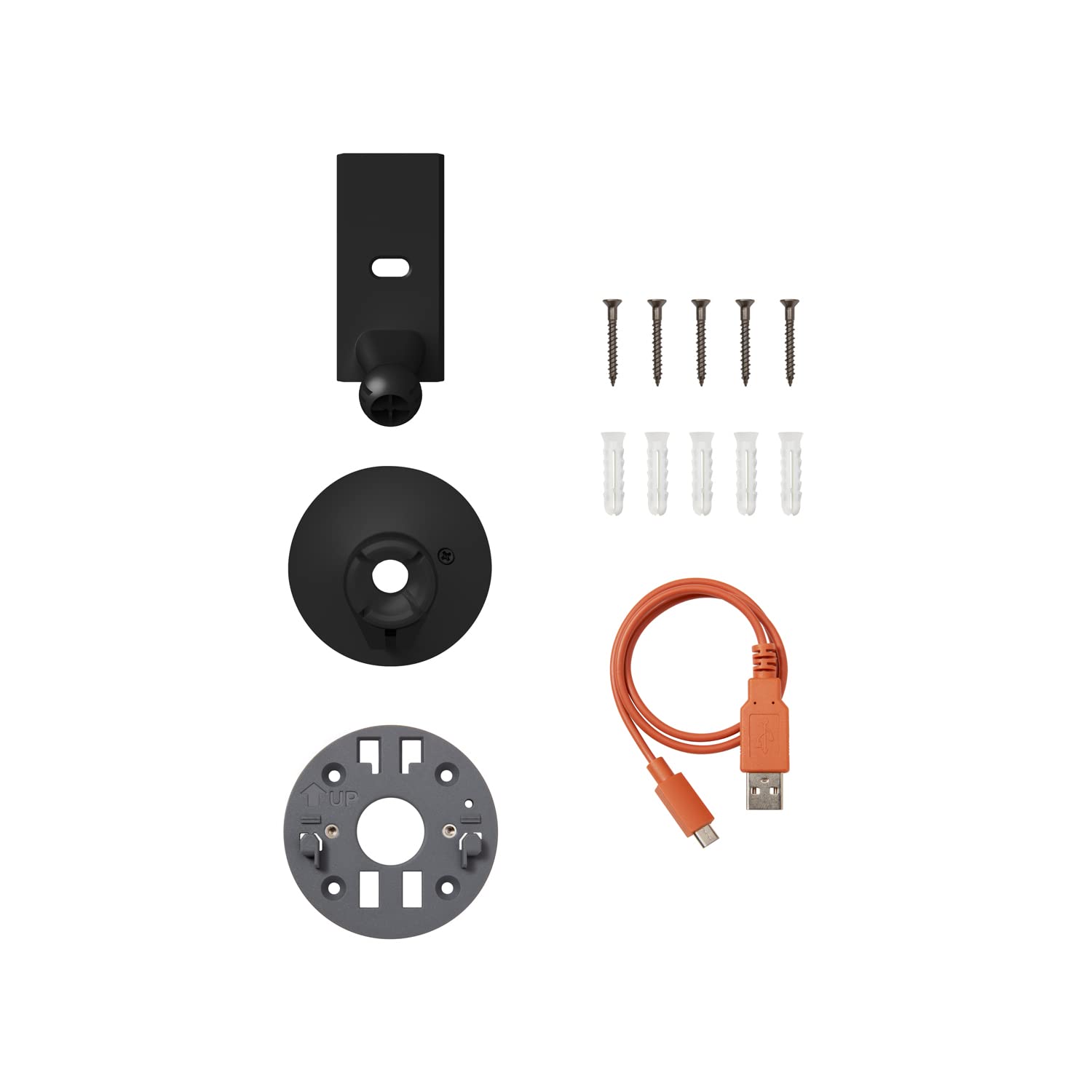 Ring Installation Kit Spare Parts for Spotlight Cam Pro Battery & Spotlight Cam Plus Battery - Black - Pro-Distributing