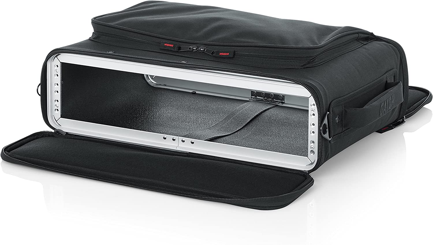 Gator Cases Lightweight Rack Bag with Removable Shoulder Strap; 2U Rack - Pro-Distributing