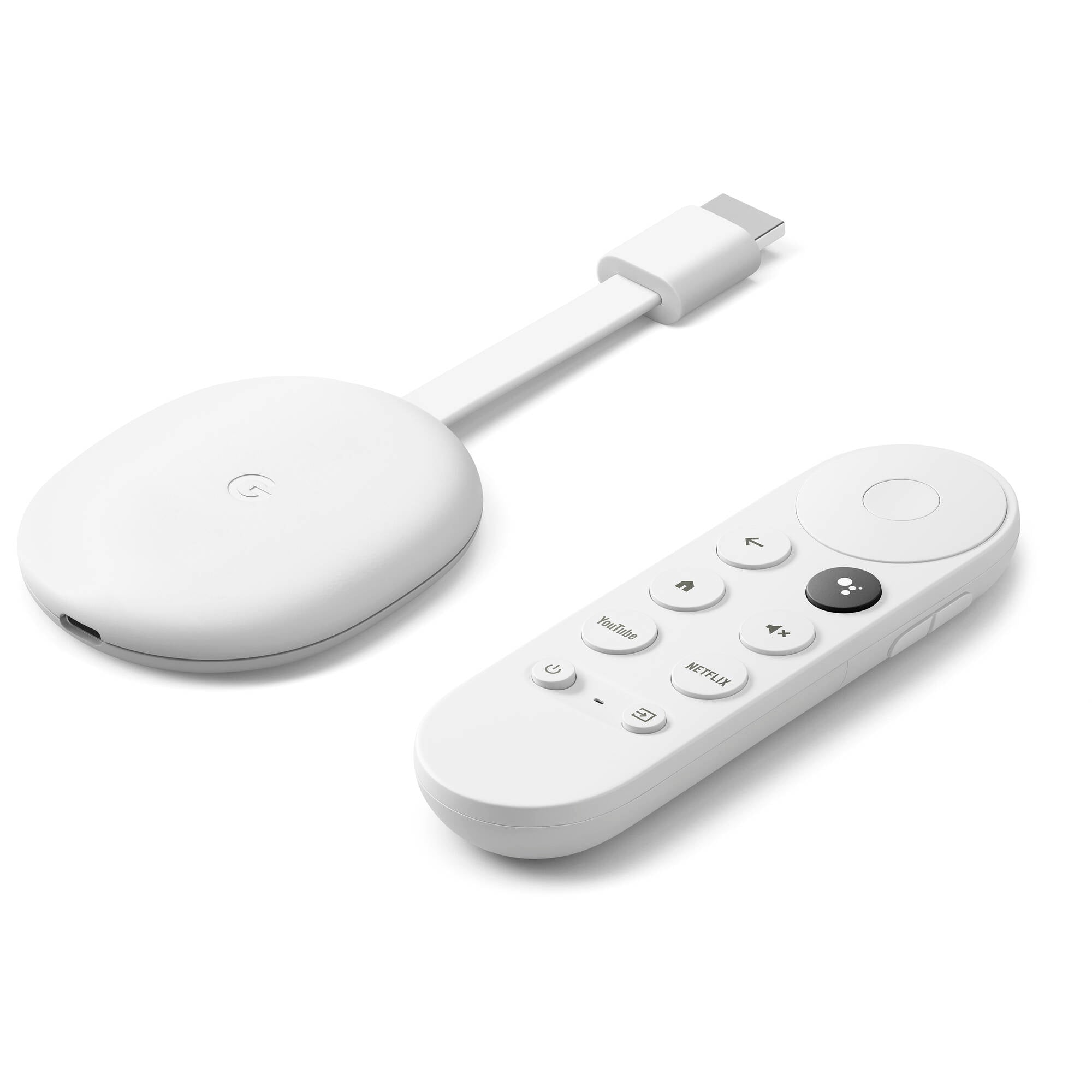 Google Chromecast 4K with Google TV -Snow GA01919-US - Pro-Distributing