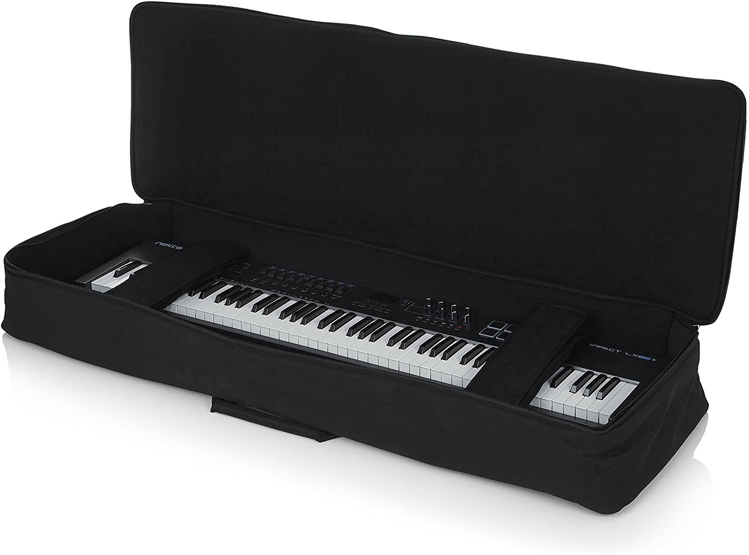 Gator Cases Padded Keyboard Gig Bag; Fits 88 Note Keyboards - GKB-88 - Pro-Distributing