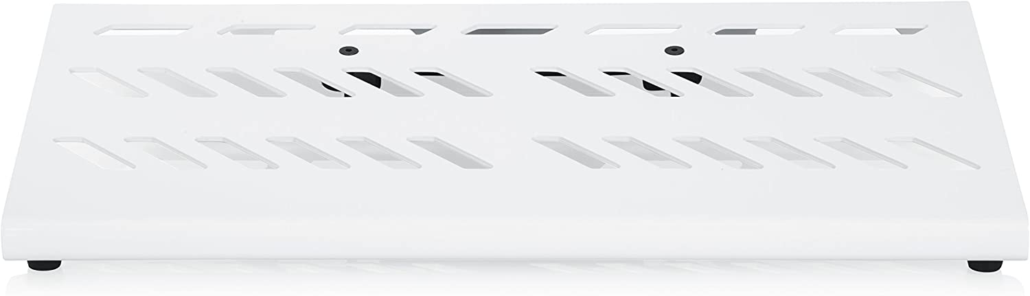 Gator Cases Large Aluminum Guitar Pedal Board with Carry Bag - White - Pro-Distributing