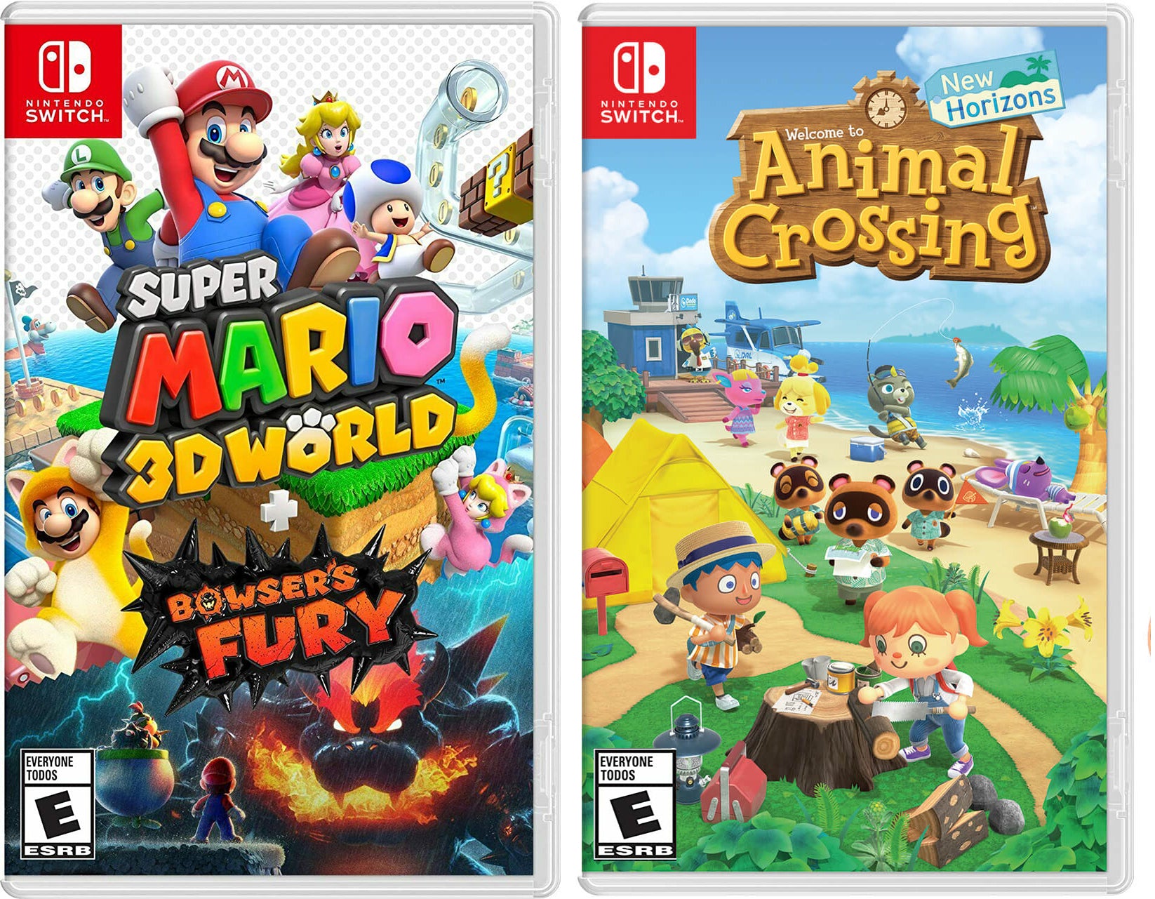 Super Mario 3D World + Bowser’s Fury - Nintendo Switch and Animal Crossing New Horizons Bundle - Pro-Distributing
