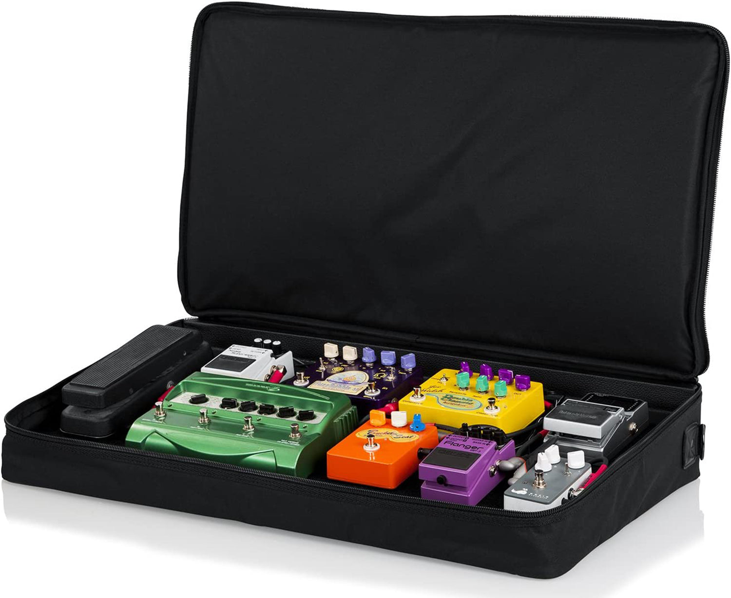 Gator Cases Pro Size Pedal Board with Velcro Surface and G-BUS Multi-Output Power Supply - Pro-Distributing