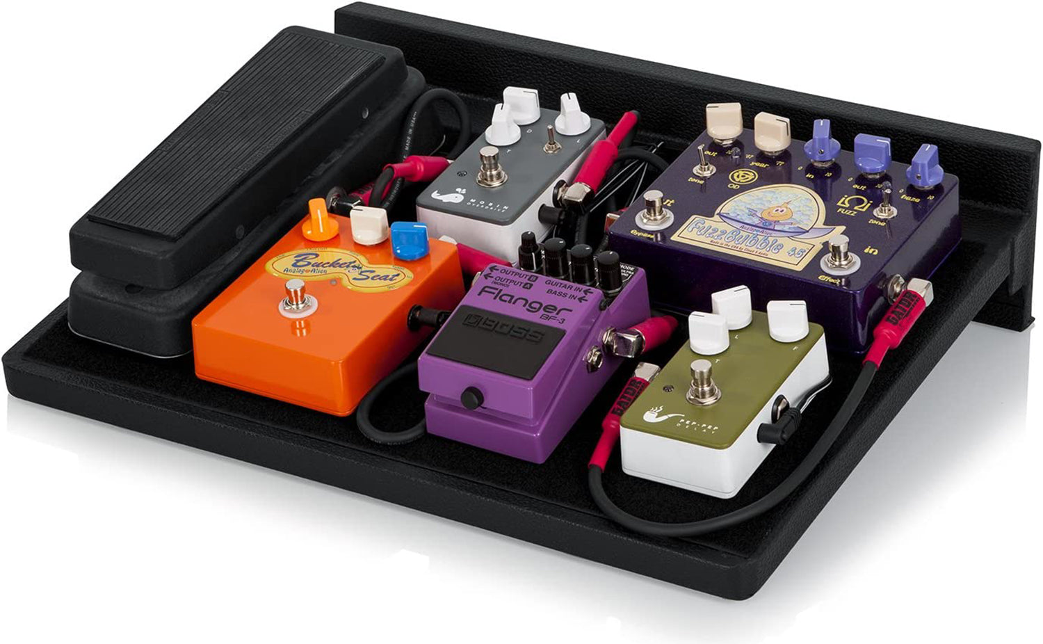 Gator Cases Pedal Board with Velcro Surface and G-BUS Multi-Output Power Supply - Pro-Distributing