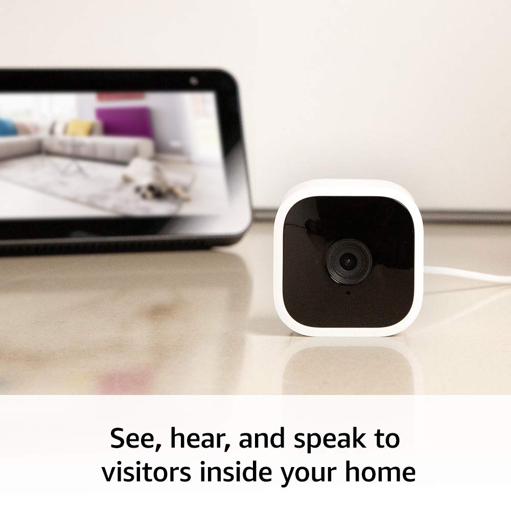 Blink Mini Indoor 1080p Wi-Fi Security Camera with Motion Detection, Night Vision - White - Pro-Distributing