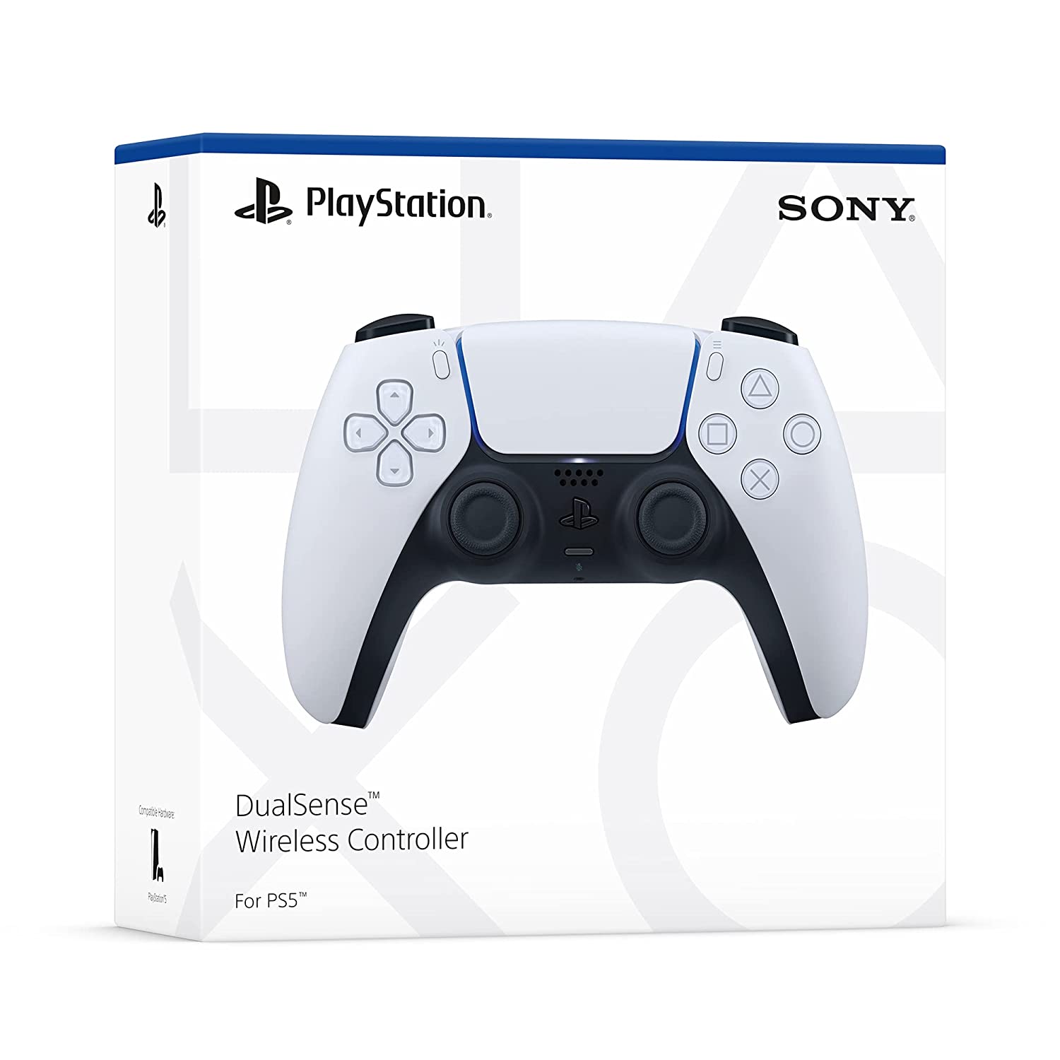Sony Playstation 5 Disc Version Console with White Extra Controller and Dual Charging Station Bundle - Pro-Distributing