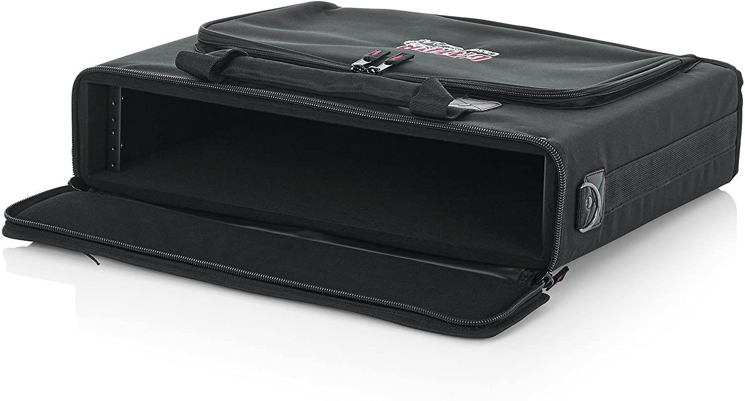 Gator Cases Portable 2U Rack Bag with 14" Rackable Depth; (GRB-2U) - Pro-Distributing