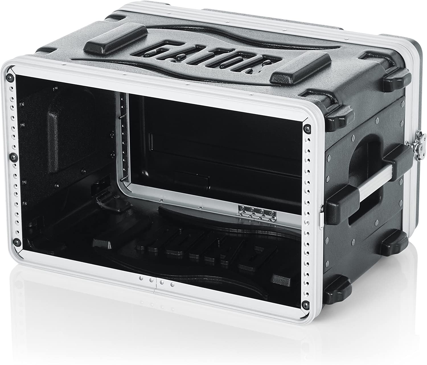 Gator Cases Lightweight Molded 6U Rack Case with Heavy Duty Latches - 6U - GR-6S - Pro-Distributing