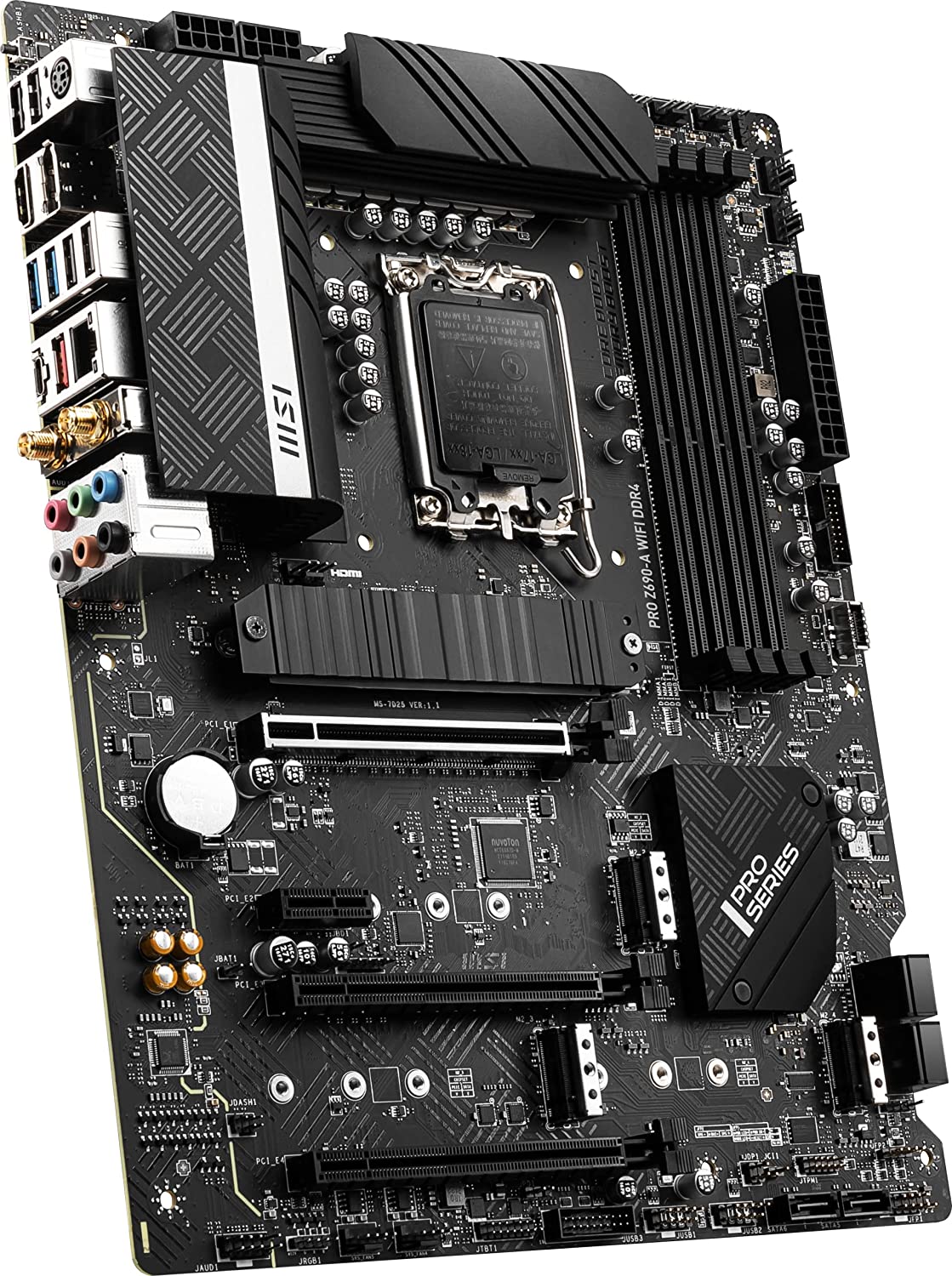 MSI PRO Z690-A WiFi DDR4 ProSeries Motherboard (ATX, 12th Gen Intel Core, LGA 1700 Socket, DDR4, PCIe 4, CFX, M.2 Slots, Wi-Fi 6E) - Pro-Distributing