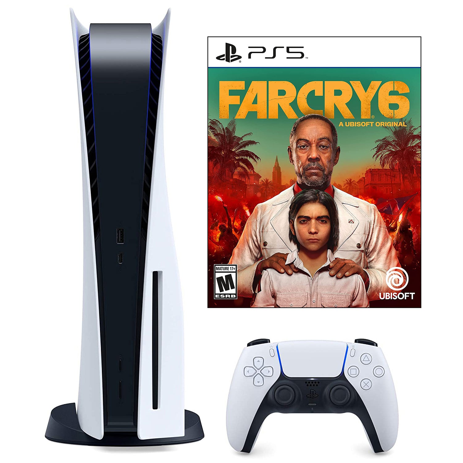 Sony PS5 Disc Playstation 5 Disc Version and Far Cry 6 Bundle - Pro-Distributing