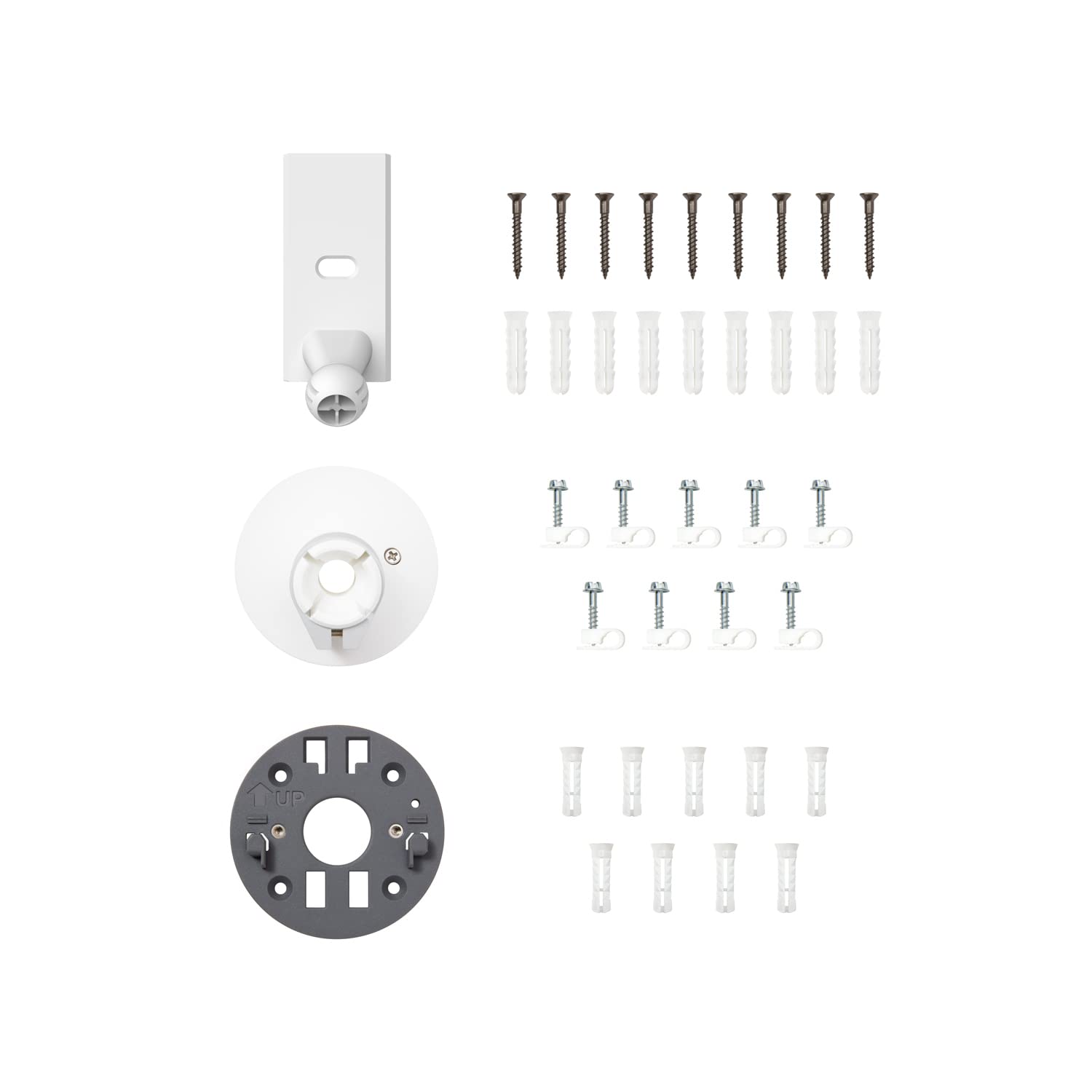 Ring Installation Kit Spare Parts for Spotlight Cam Pro Plug-In & Spotlight Cam Plus Plug-In  - White - Pro-Distributing