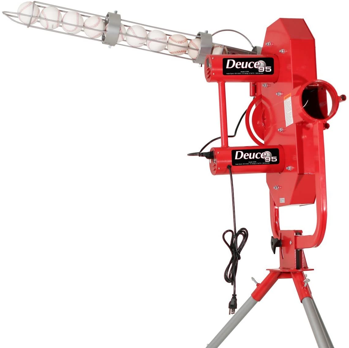 Heater Sports Deuce 95 MPH Curveball Machine with Auto Ball Feeder - Pro-Distributing