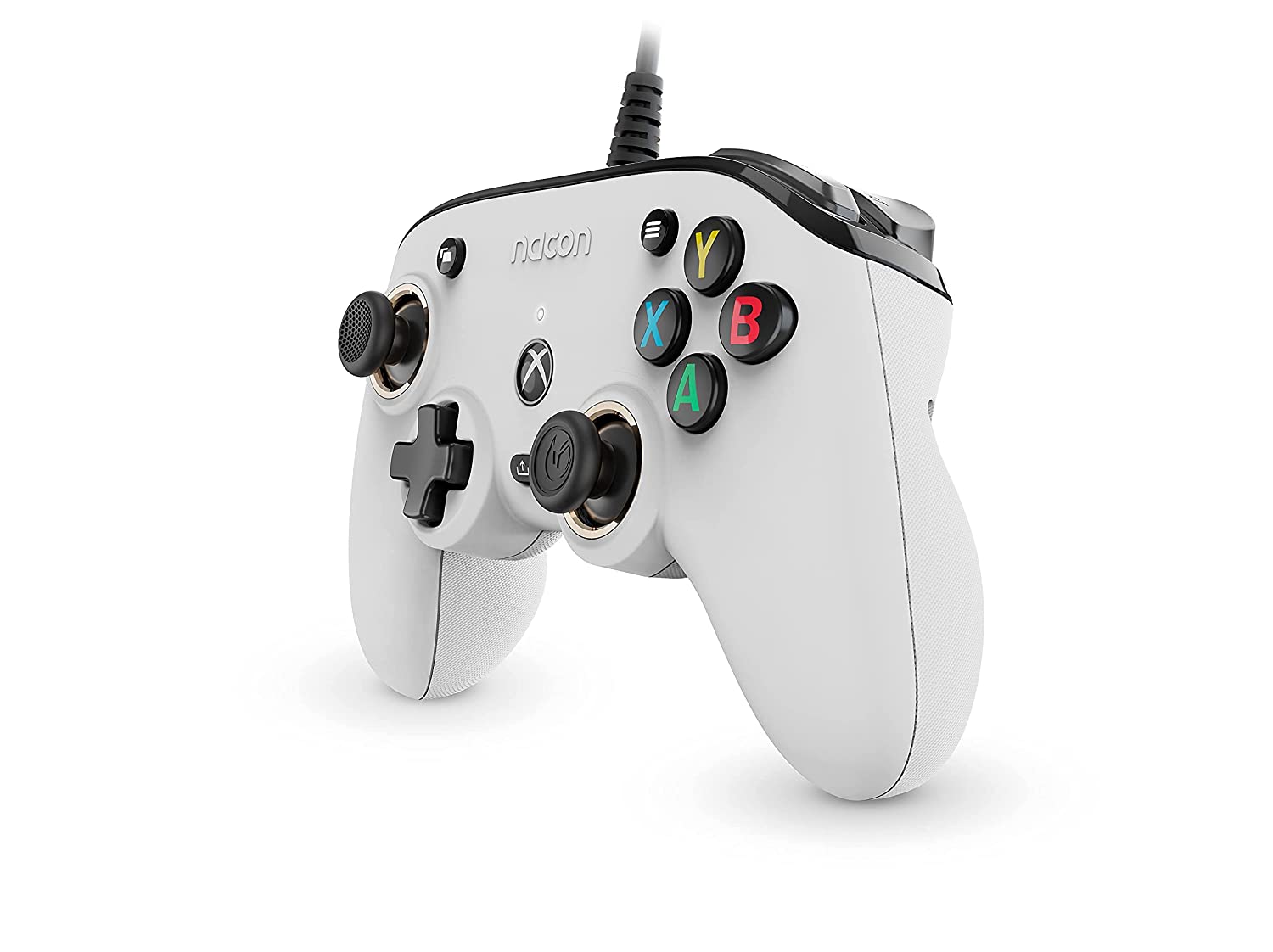 Nacon PRO Compact Controller for Xbox Series X|S and Xbox One - White - Pro-Distributing