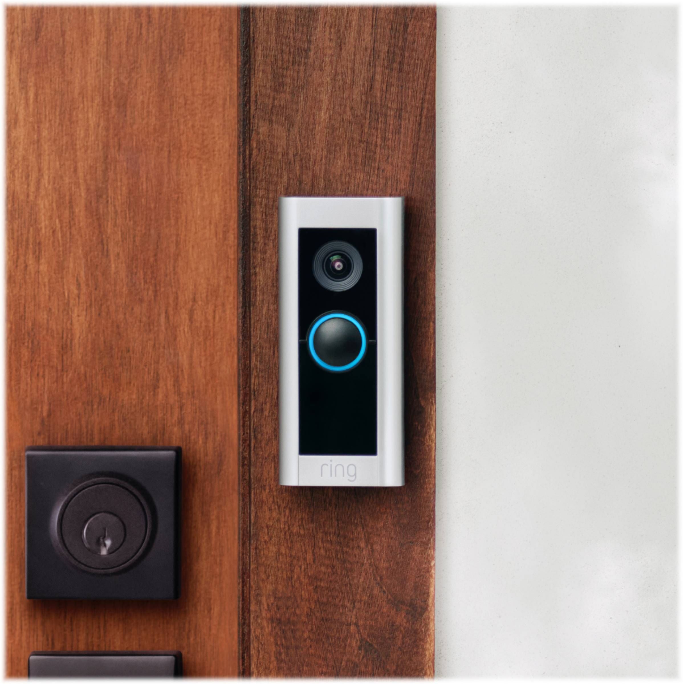Ring Video Doorbell Pro 2 Smart WiFi Video Doorbell Wired - Satin Nickel - Pro-Distributing