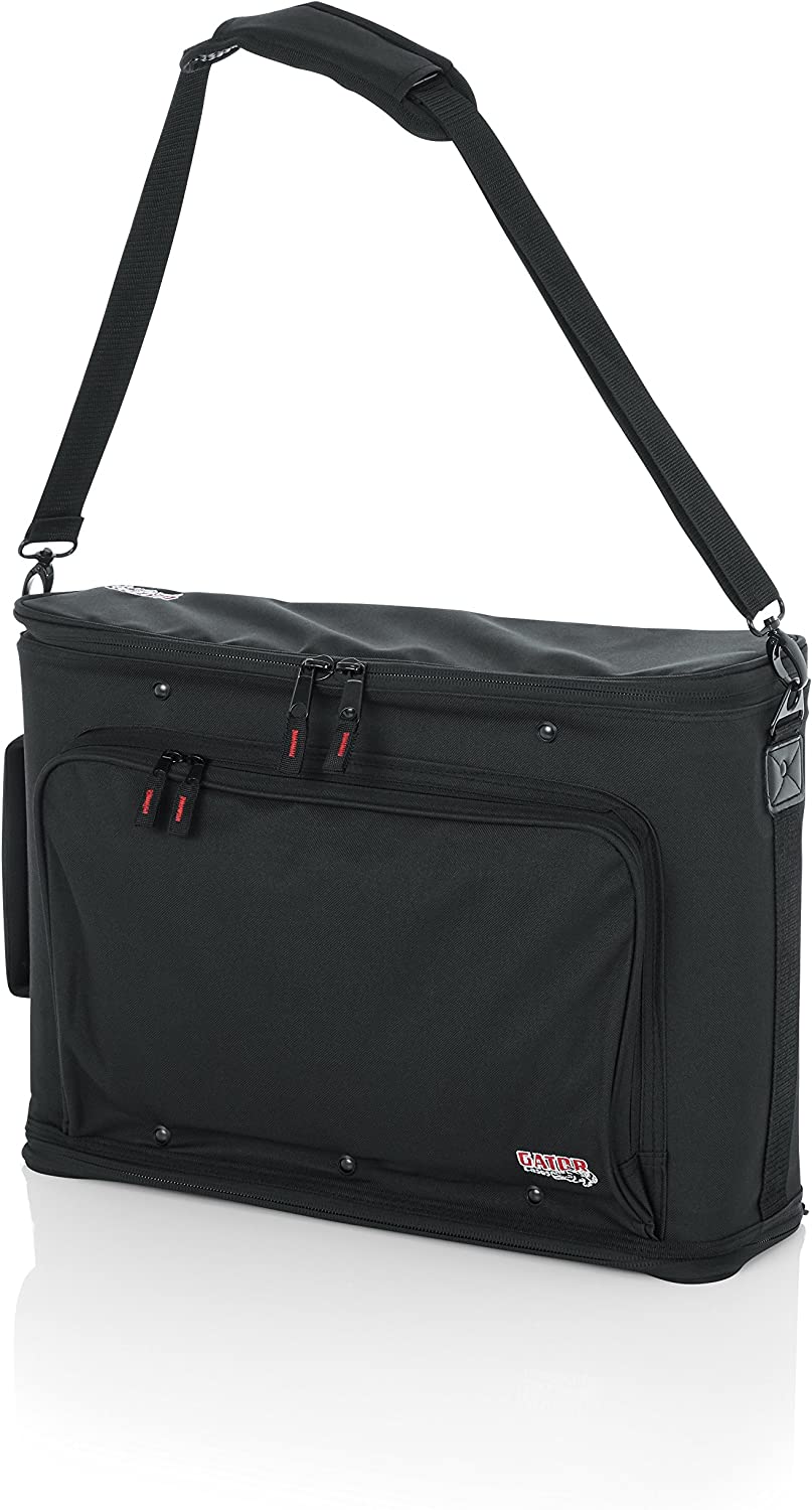 Gator Cases Lightweight Rack Bag with Removable Shoulder Strap; 2U Rack - Pro-Distributing