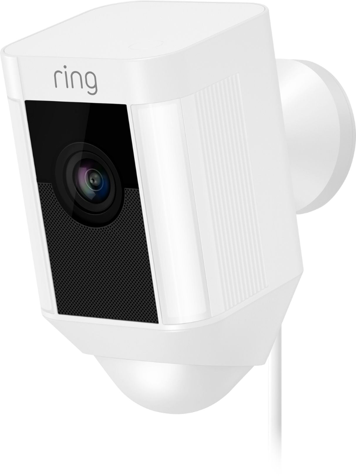 Ring Spotlight Wired Security Camera with Motion Detection & Night Vision - White - Pro-Distributing